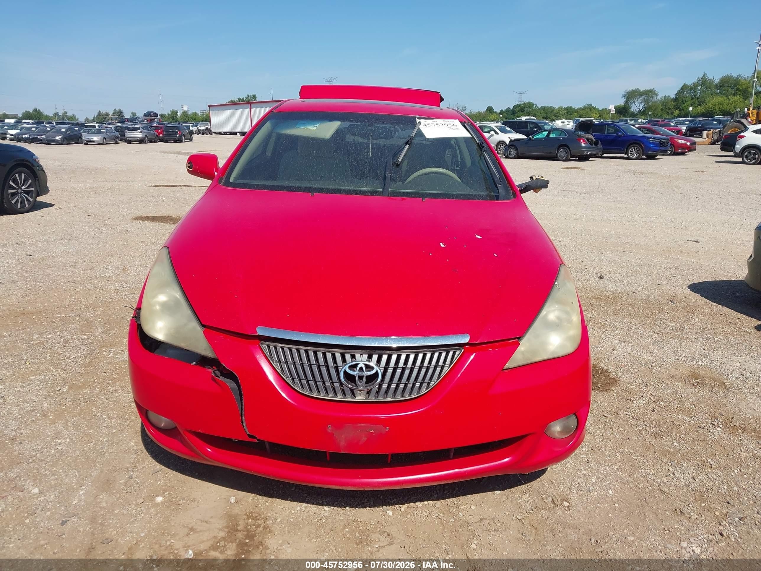 2006 Toyota Camry Solara Se Красный vin: 4T1CE38P96U705233