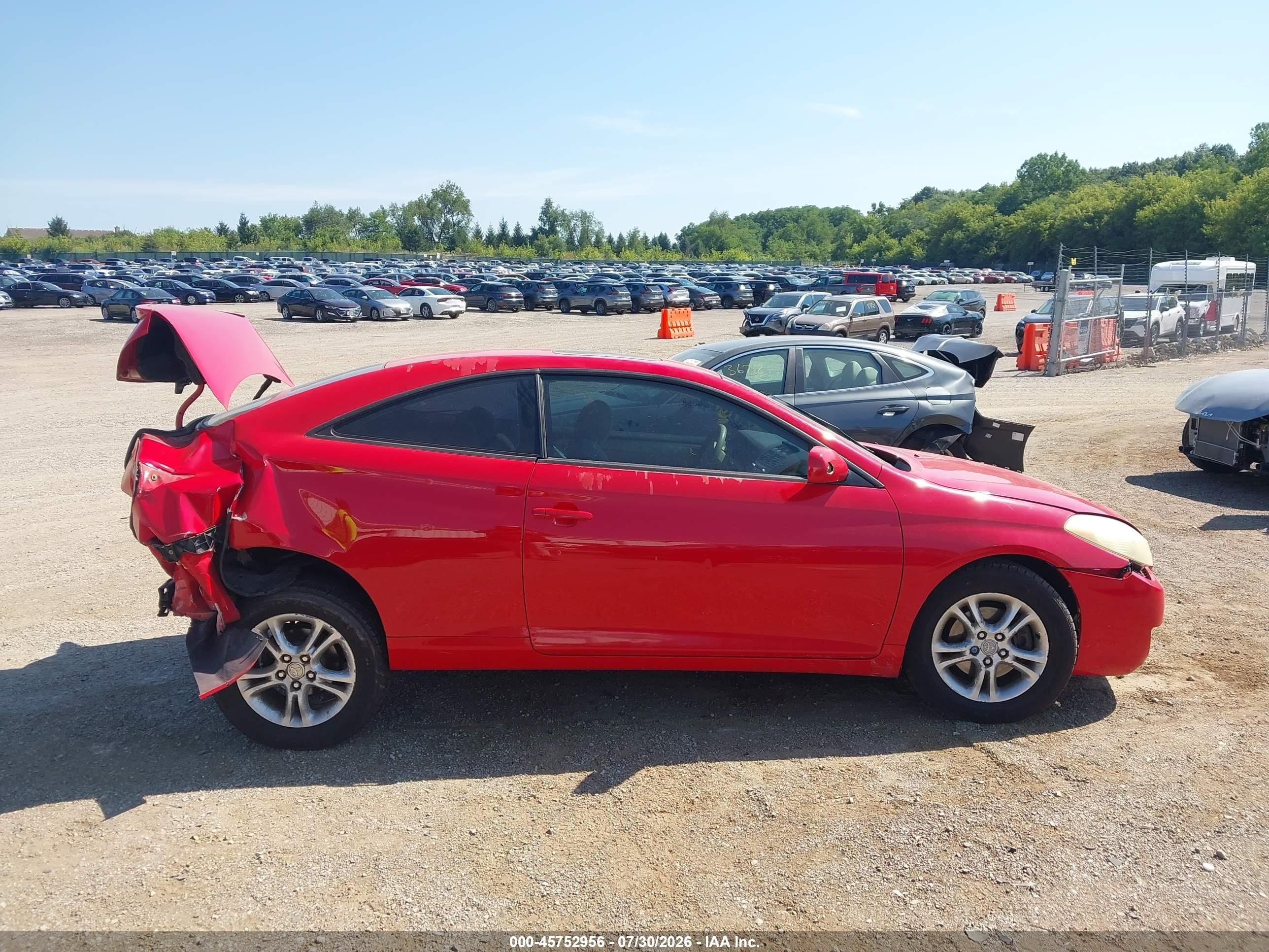 2006 Toyota Camry Solara Se Красный vin: 4T1CE38P96U705233