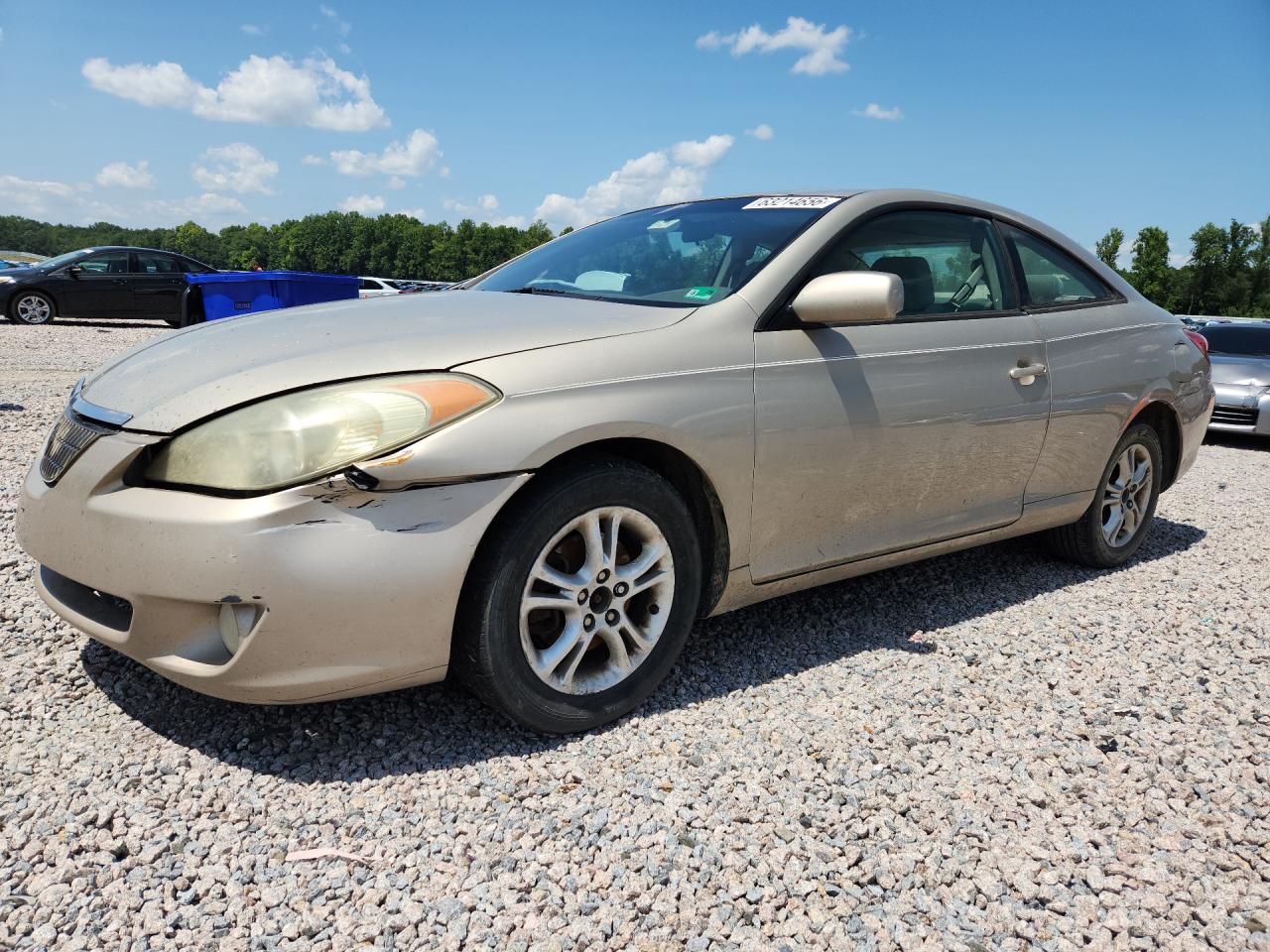 2004 Toyota Camry Solara Золотой vin: 4T1CE38PX4U875503