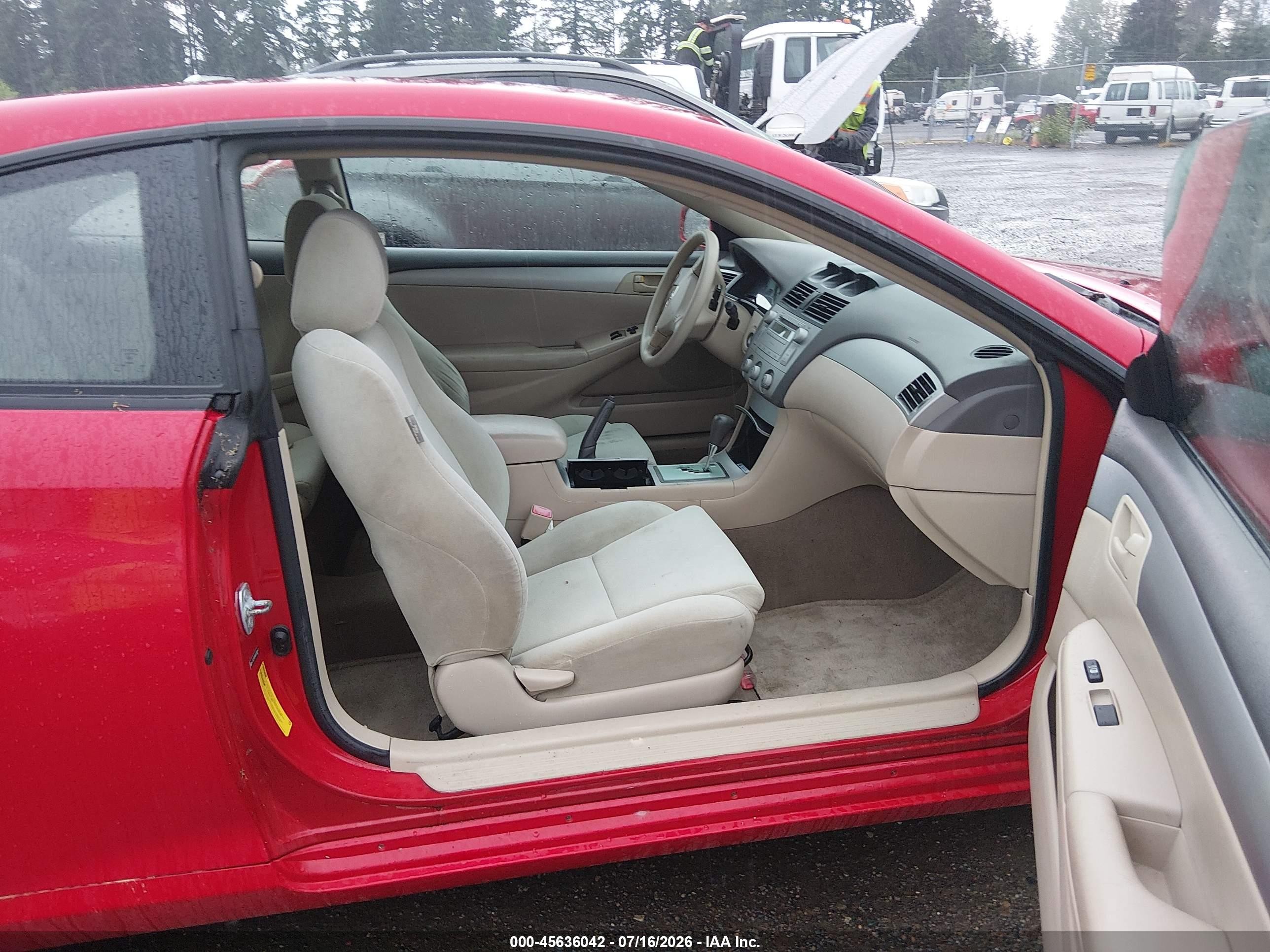 2006 Toyota Camry Solara Se Red vin: 4T1CE38PX6U596541