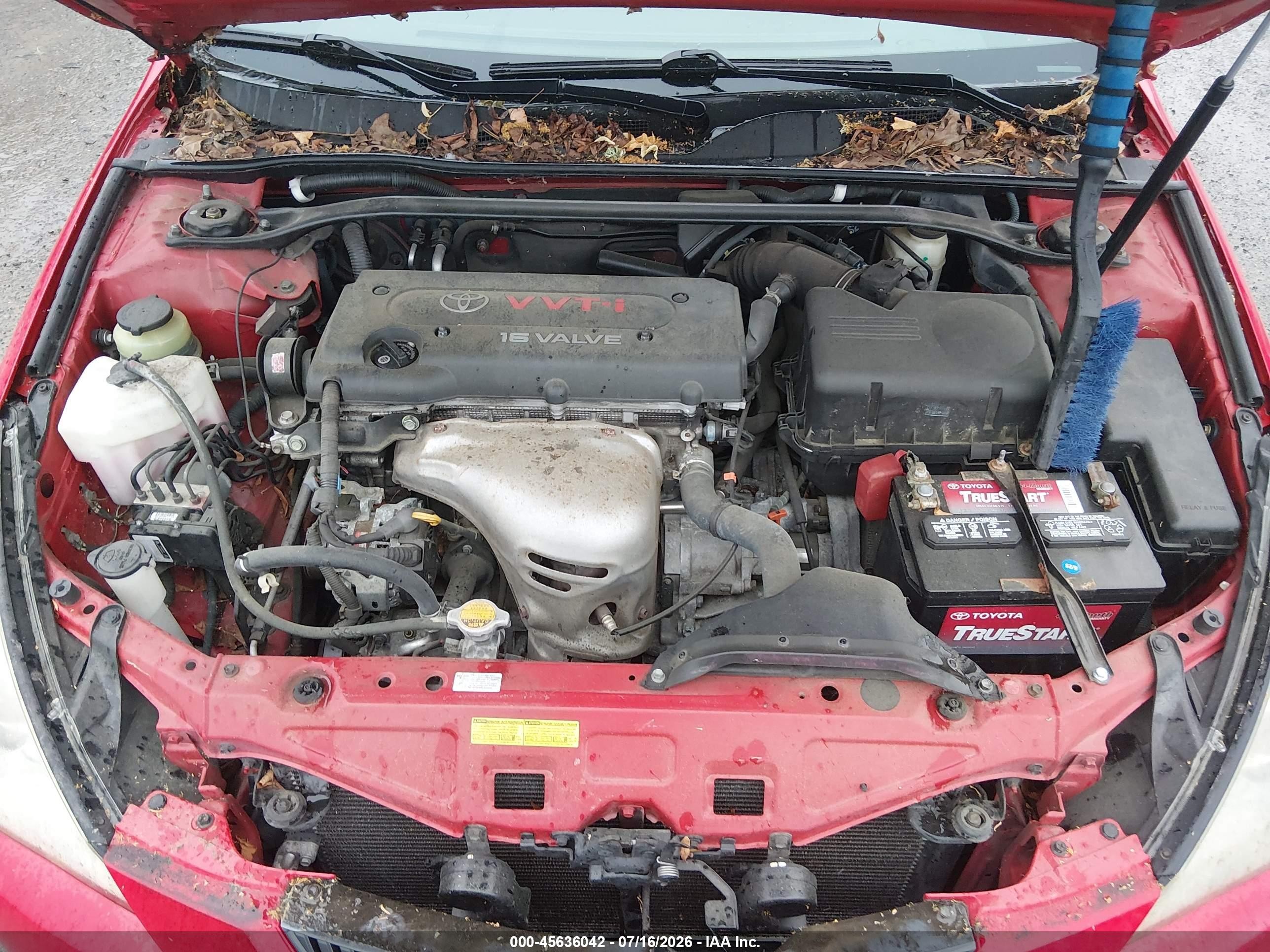 2006 Toyota Camry Solara Se Red vin: 4T1CE38PX6U596541