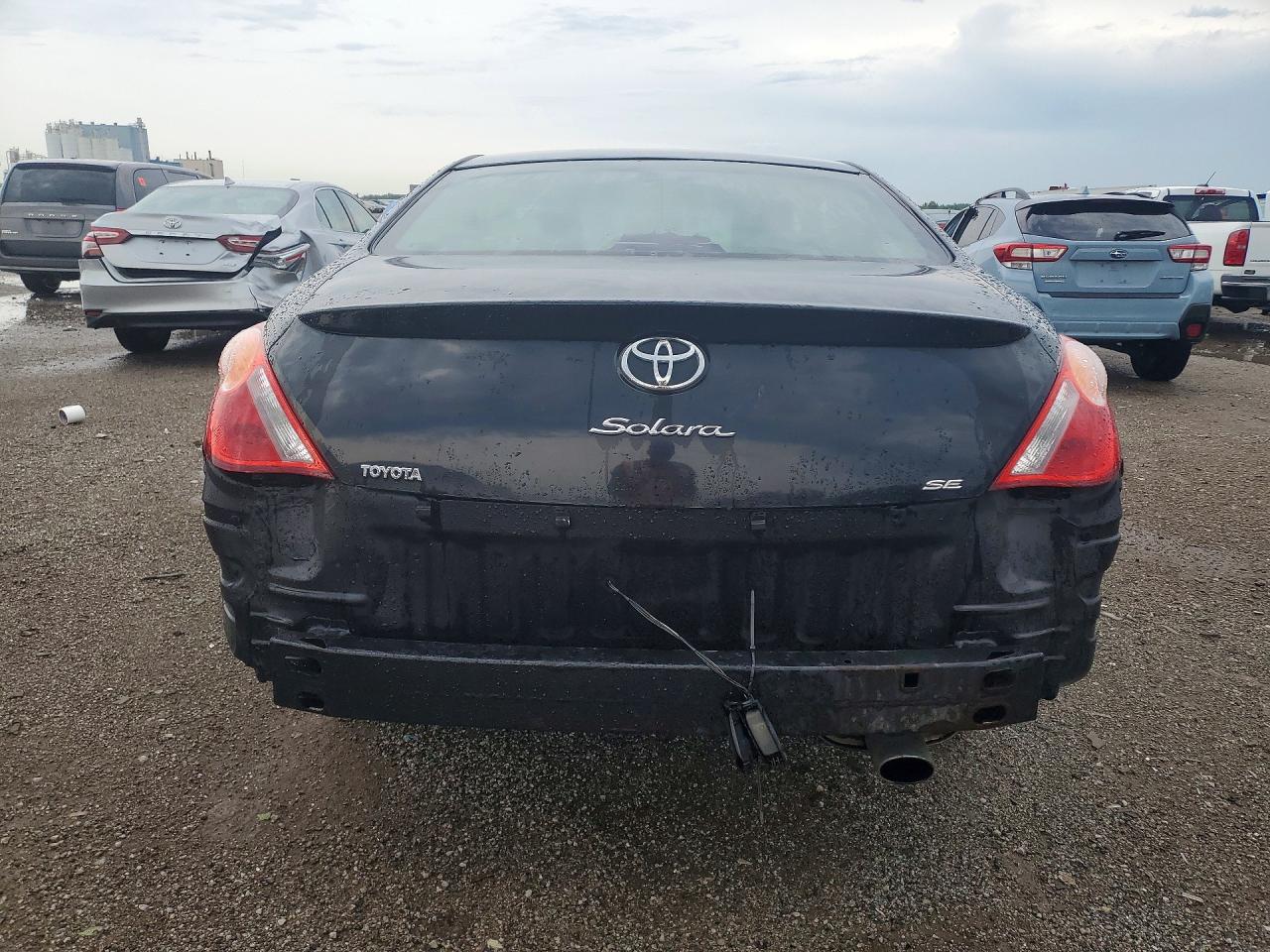 2006 Toyota Camry Solara Se Black vin: 4T1CE38PX6U607618