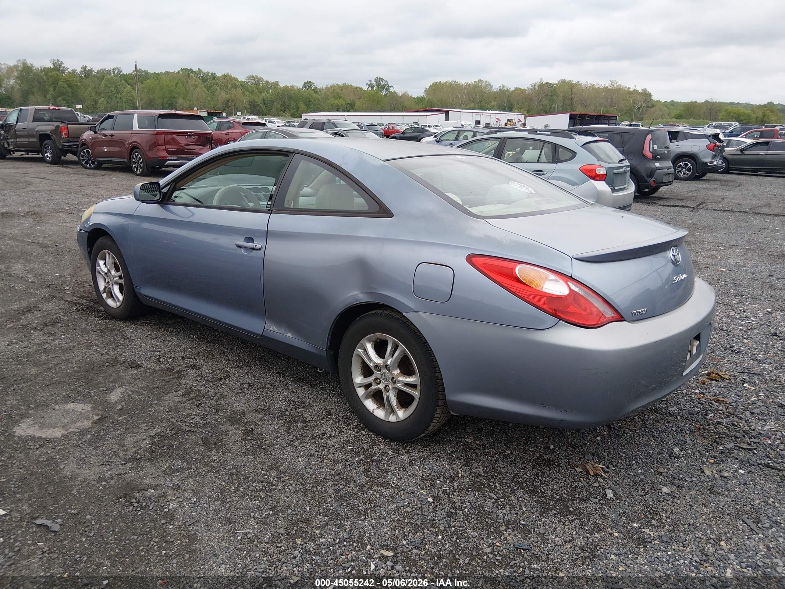 2006 Toyota Camry Solara Se Light Blue vin: 4T1CE38PX6U696073