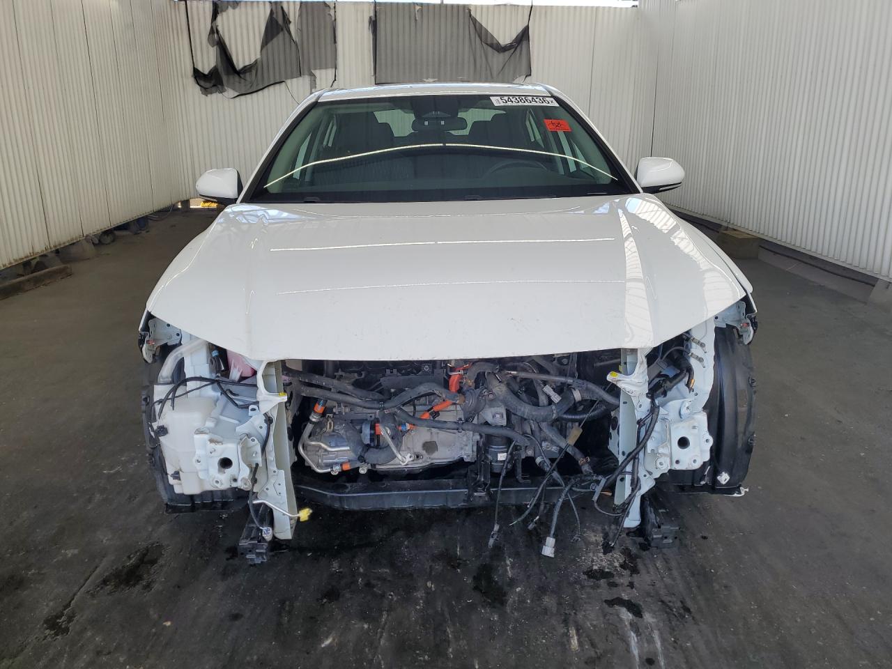 2025 Toyota Camry Le White vin: 4T1DAACK0SU026624 Damage: Front Bumper Reinforcement, Broken, Replacement Required