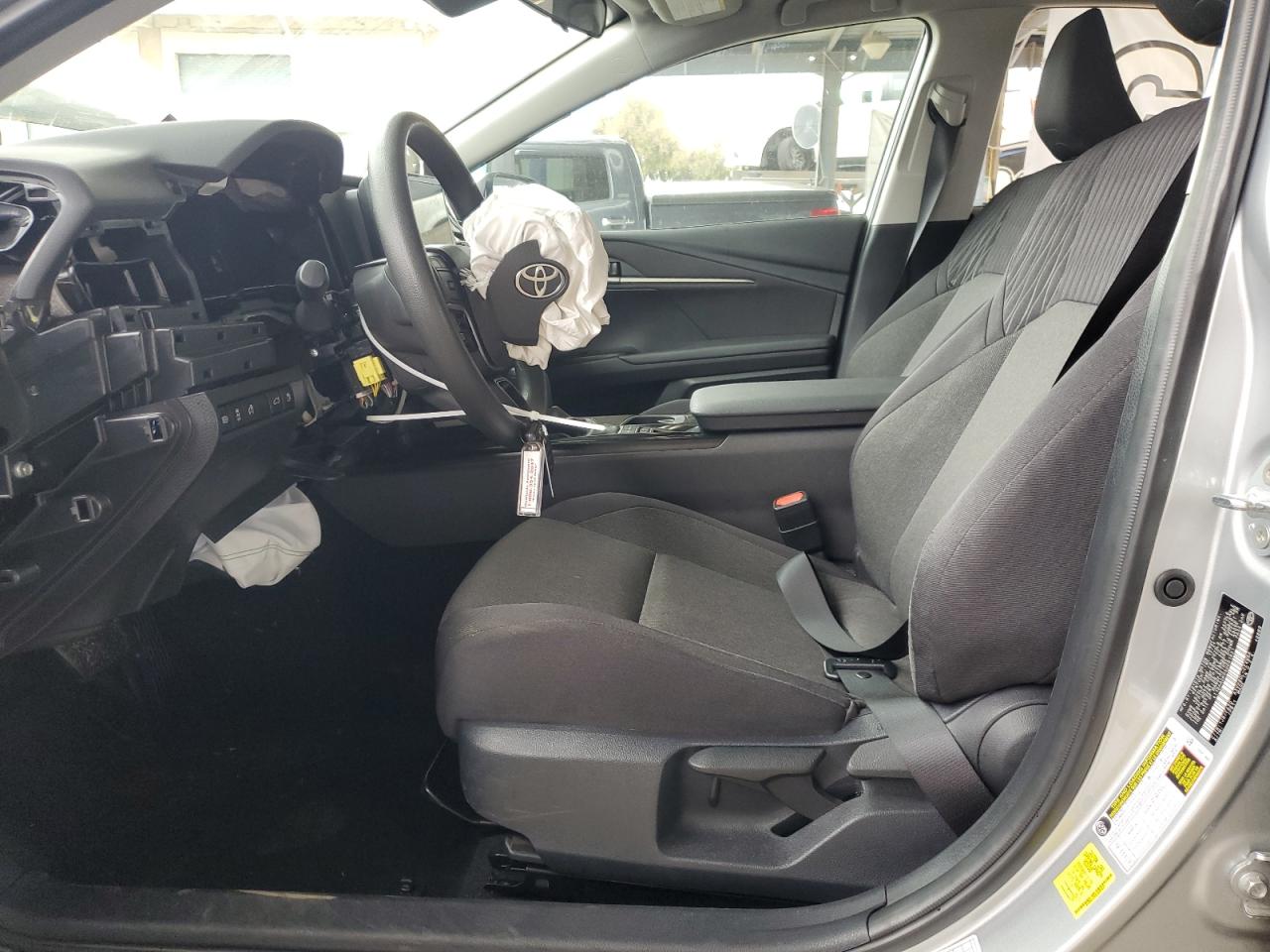 2025 Toyota Camry Le Silver vin: 4T1DAACK0SU091831 Damage: Airbag - Front Left, Deployed, Replacement Required