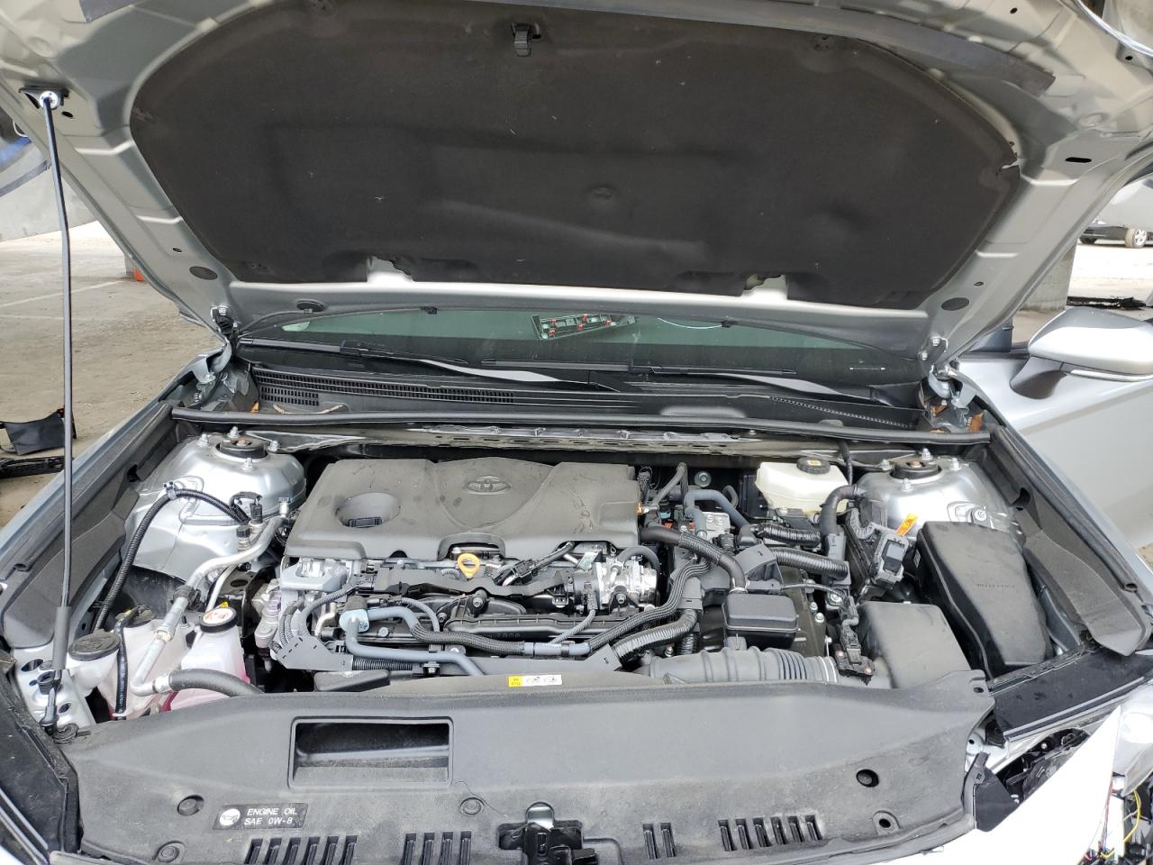 2025 Toyota Camry Le Silver vin: 4T1DAACK0SU091831 Damage: Radiator, Cracked, Replacement Required