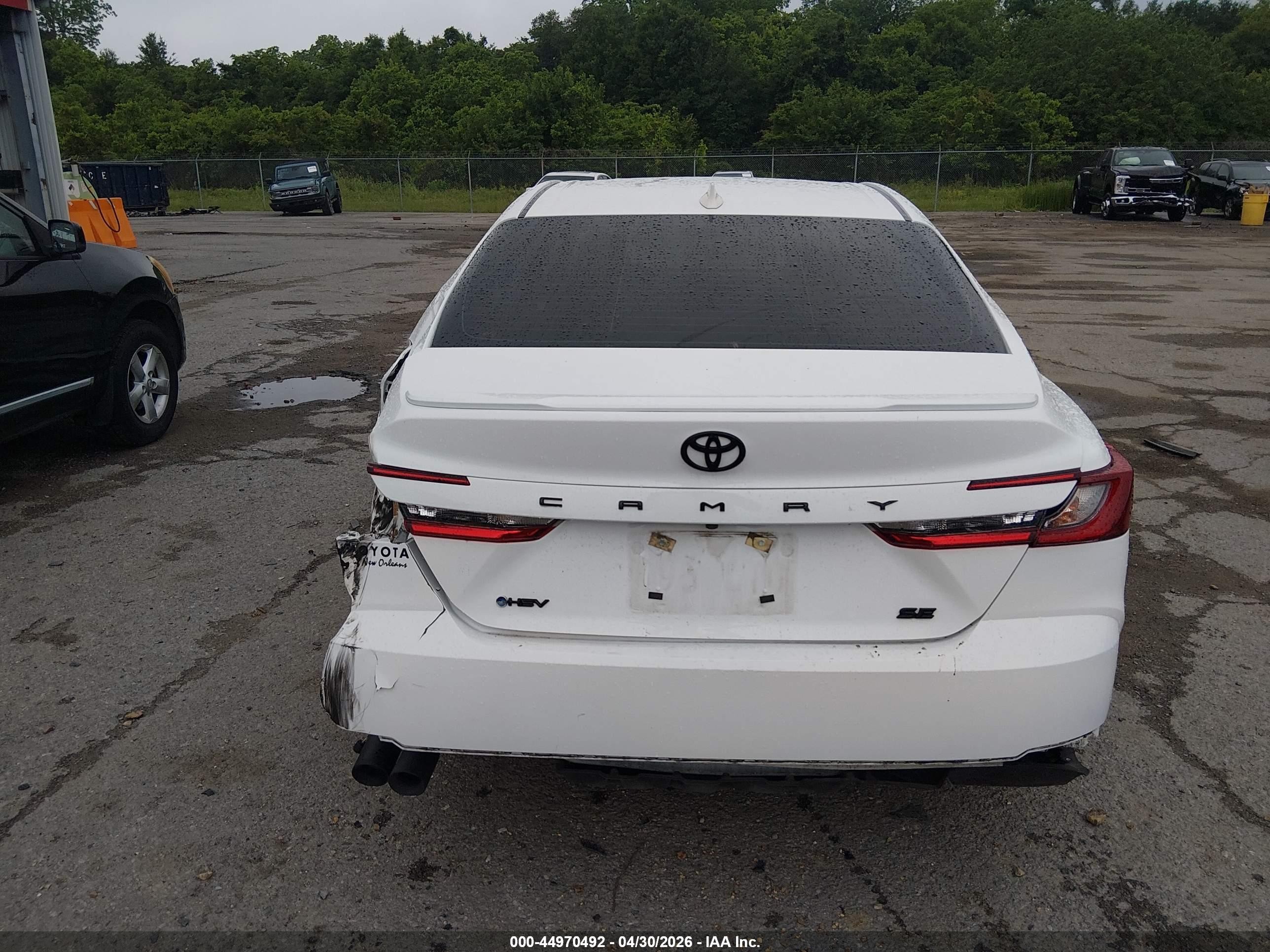 2025 Toyota Camry Se Белый vin: 4T1DAACK0SU545222