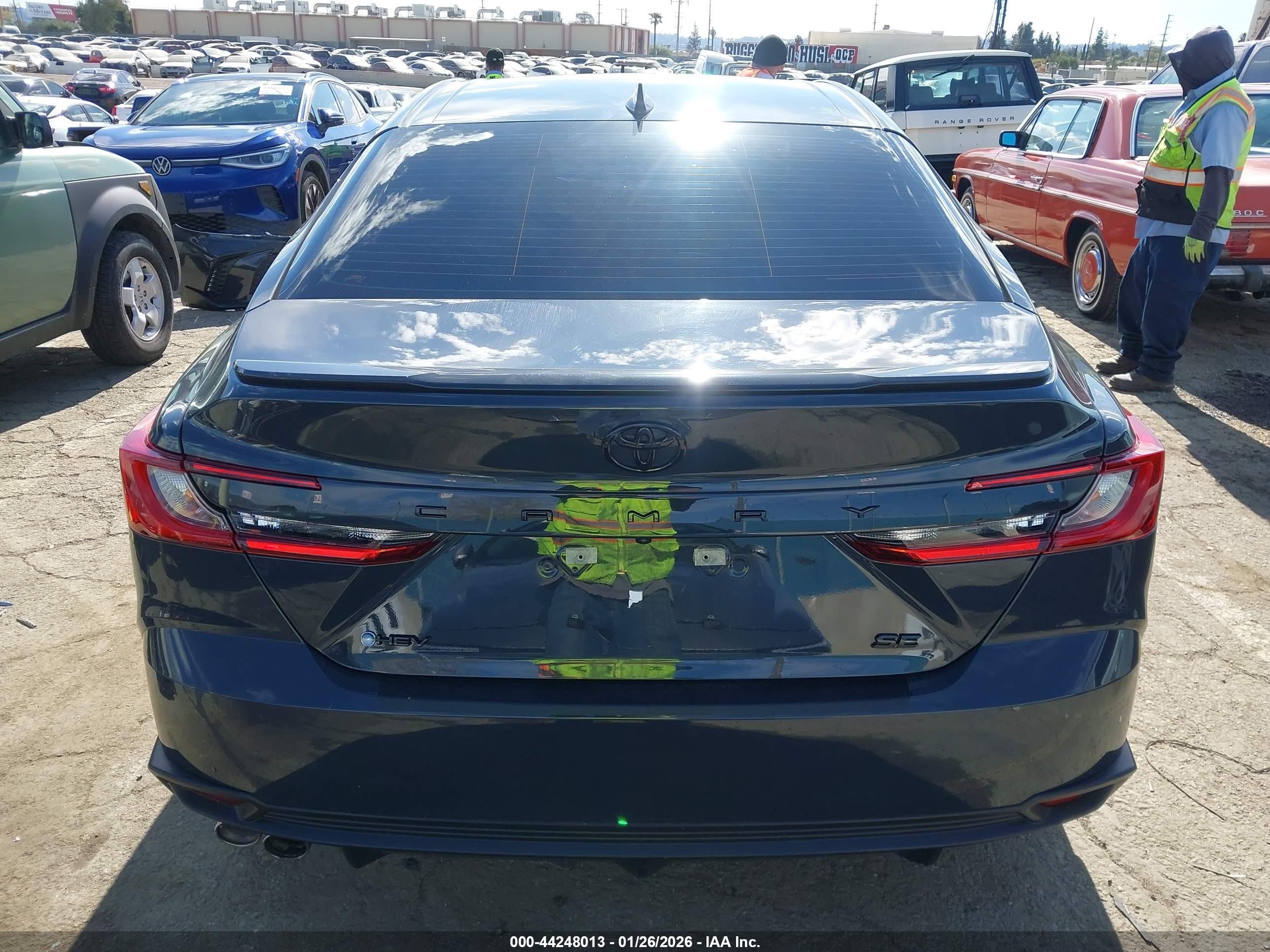 2025 Toyota Camry Se Black vin: 4T1DAACK0SU614670