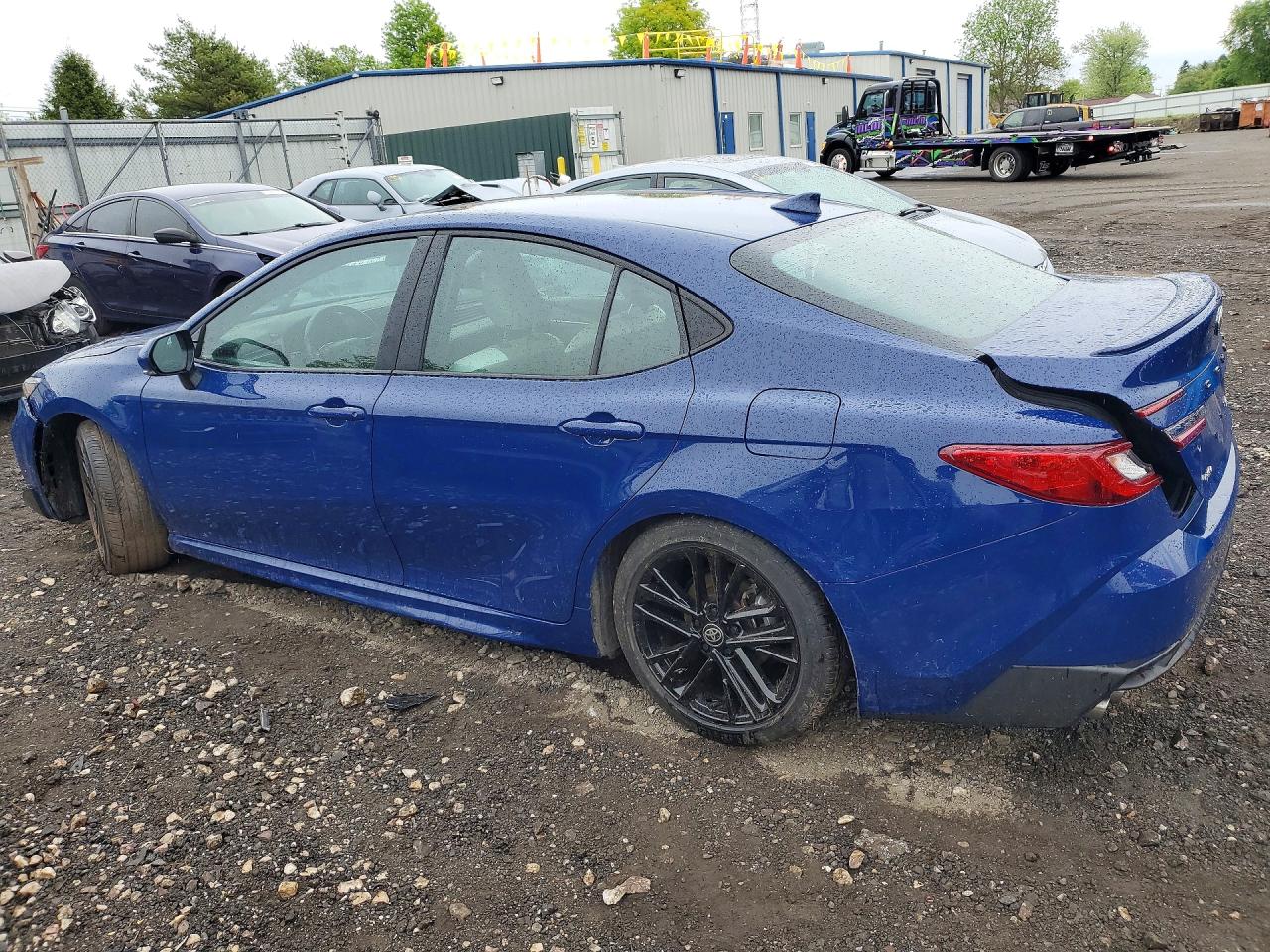 2025 Toyota Camry Se Blue vin: 4T1DAACK1SU123444