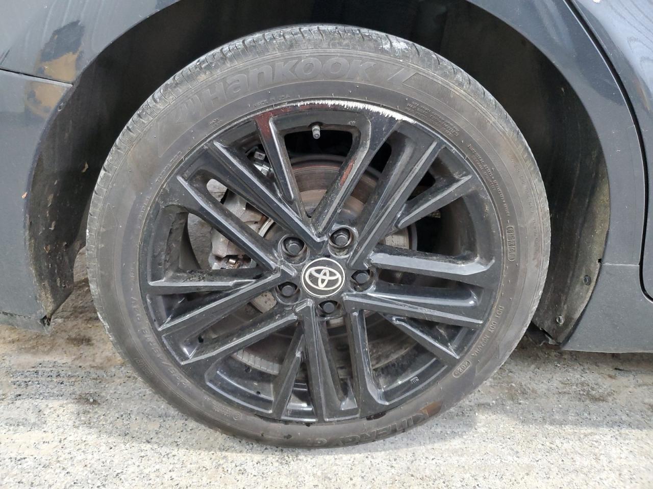 2025 Toyota Camry Se Gray vin: 4T1DAACK1SU177102 Damage: Right Rear Wheel, Curb Rash, 6 To 7 Inches