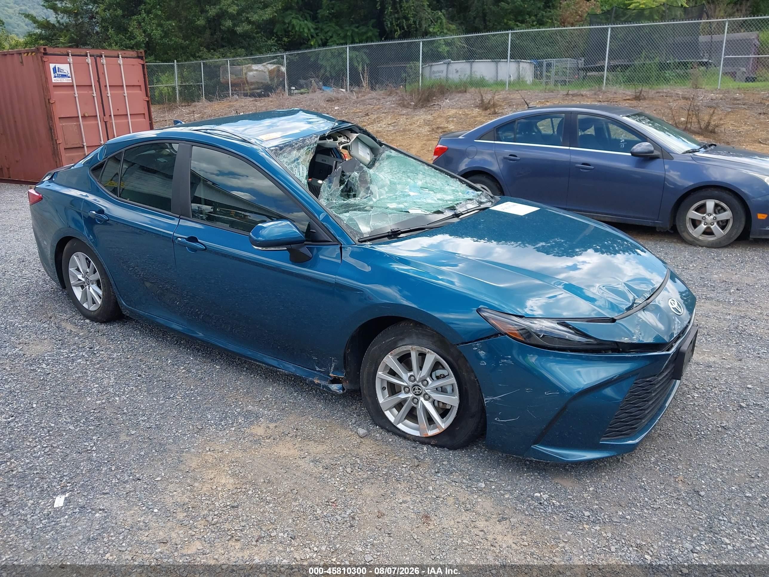 2025 Toyota Camry Xse/xle/le/se Blue vin: 4T1DAACK1SU519891