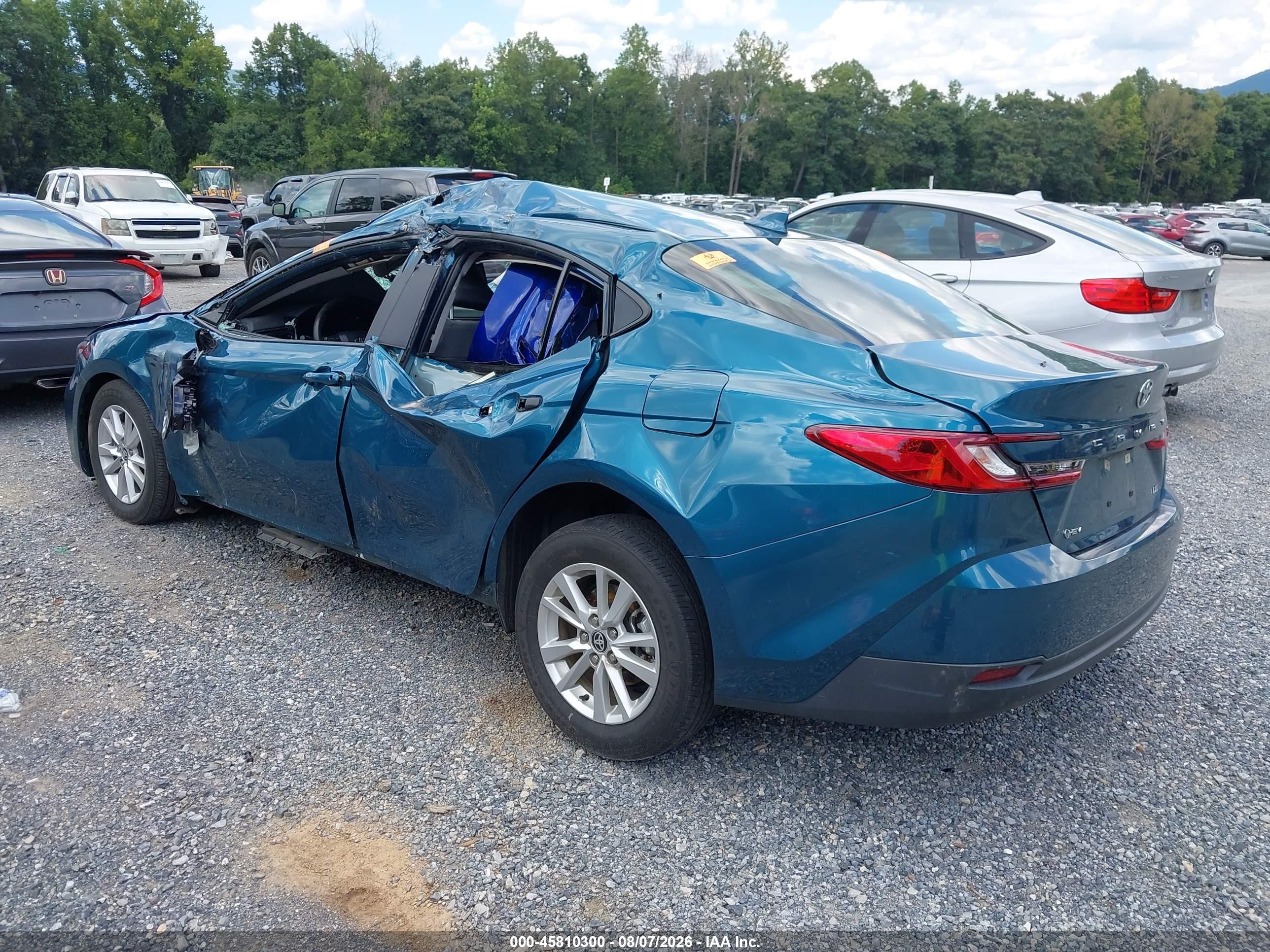 2025 Toyota Camry Xse/xle/le/se Blue vin: 4T1DAACK1SU519891