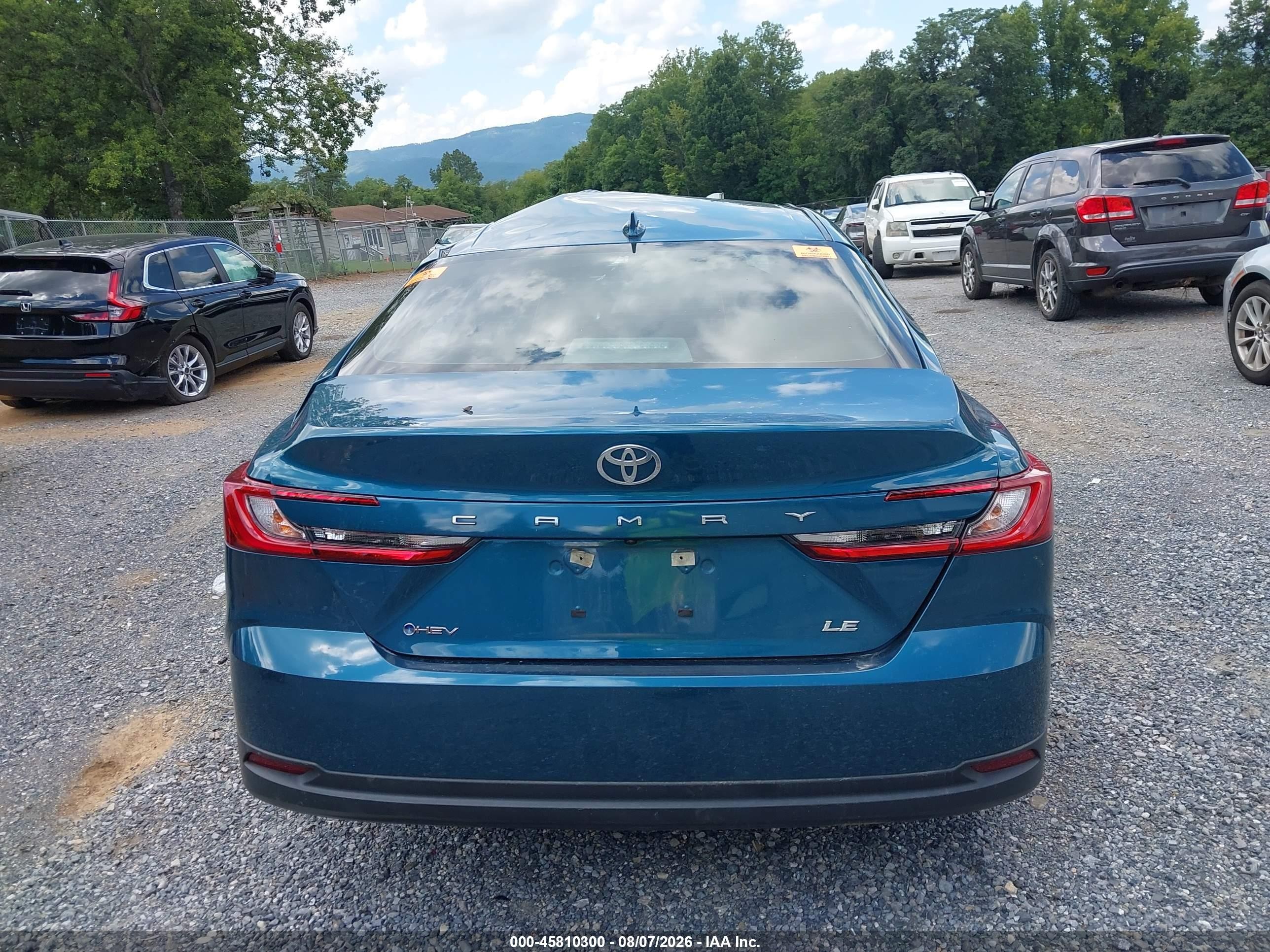2025 Toyota Camry Xse/xle/le/se Blue vin: 4T1DAACK1SU519891