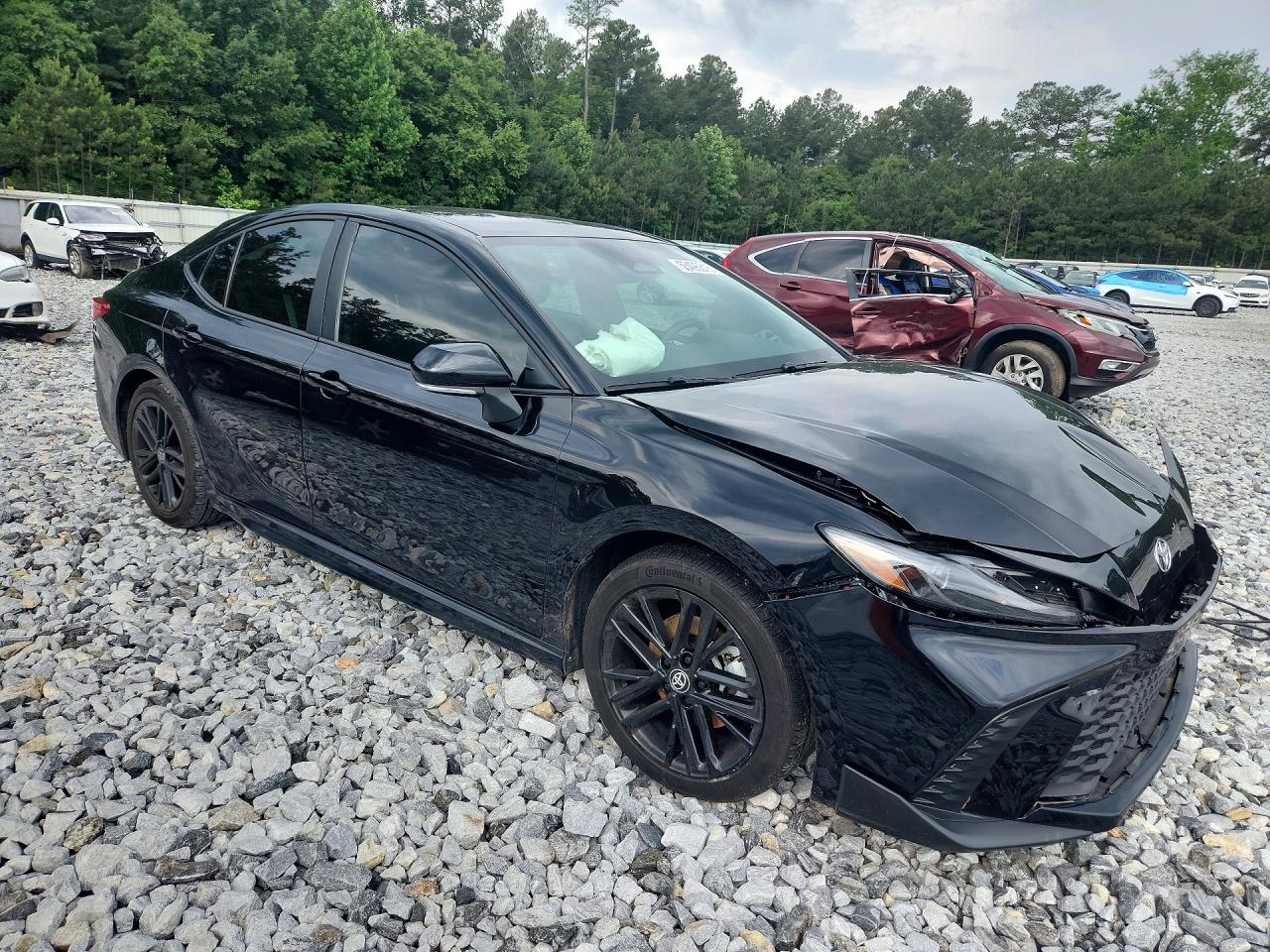 2025 Toyota Camry Se Черный vin: 4T1DAACK1SU560439