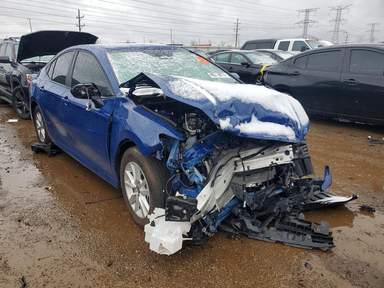 2025 Toyota Camry Le Синий vin: 4T1DAACK2SU187802