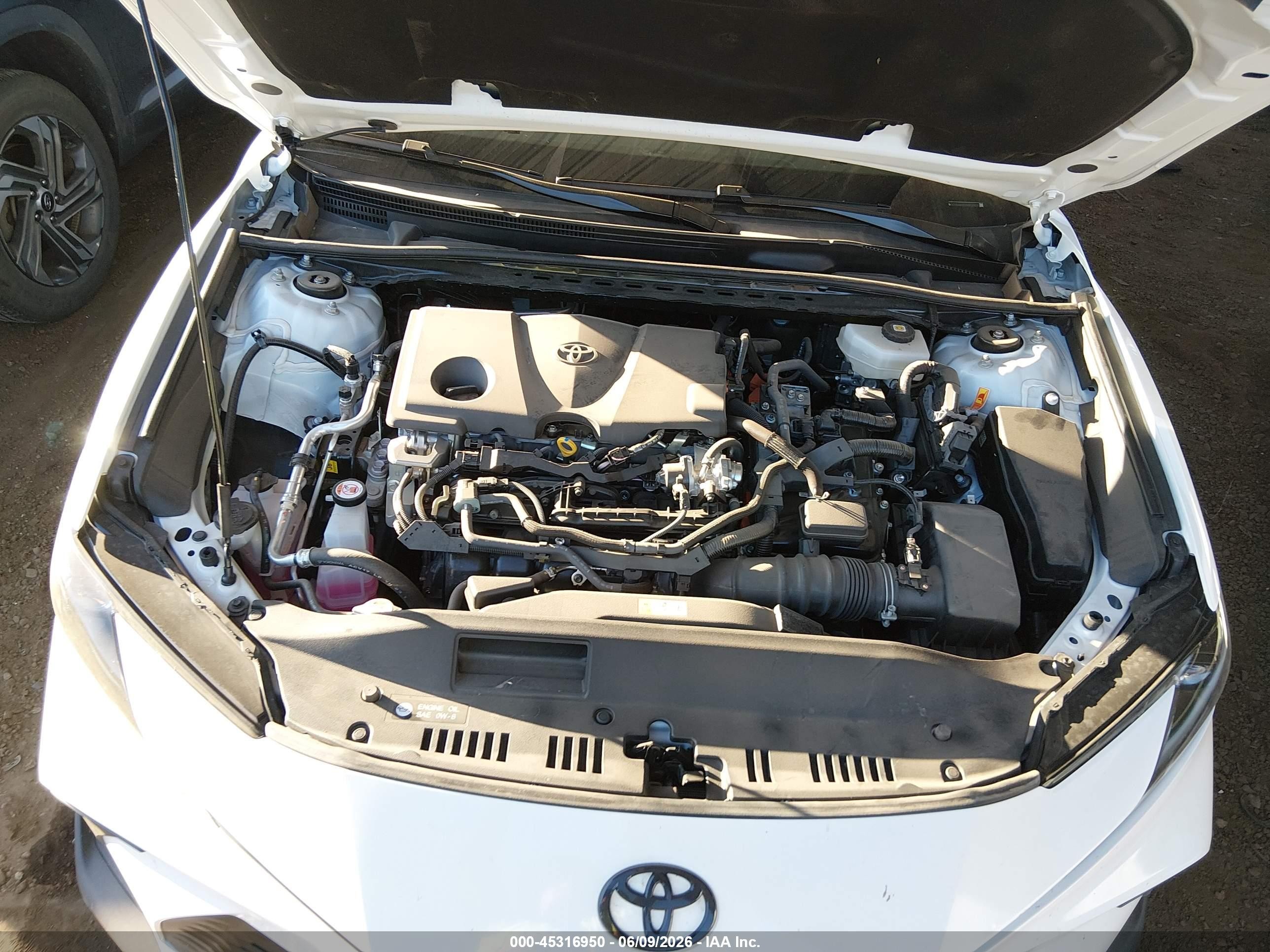 2025 Toyota Camry Se White vin: 4T1DAACK2SU603959