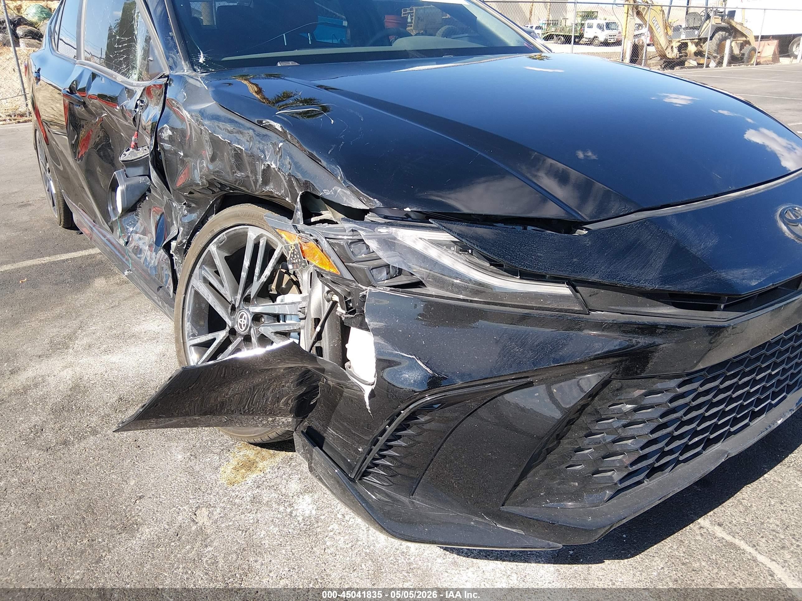 2026 Toyota Camry Xse Черный vin: 4T1DAACK2TU223893