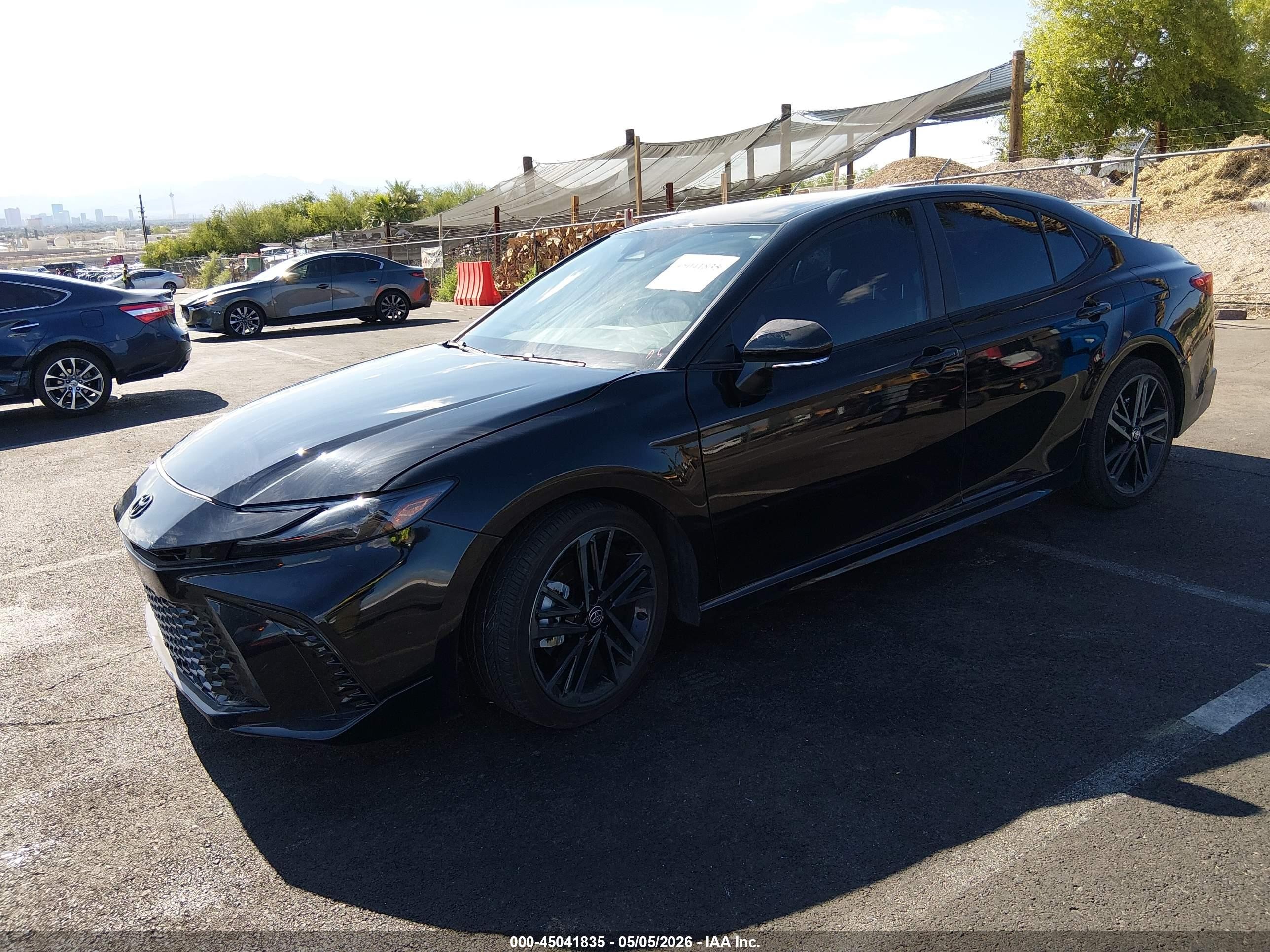 2026 Toyota Camry Xse Черный vin: 4T1DAACK2TU223893
