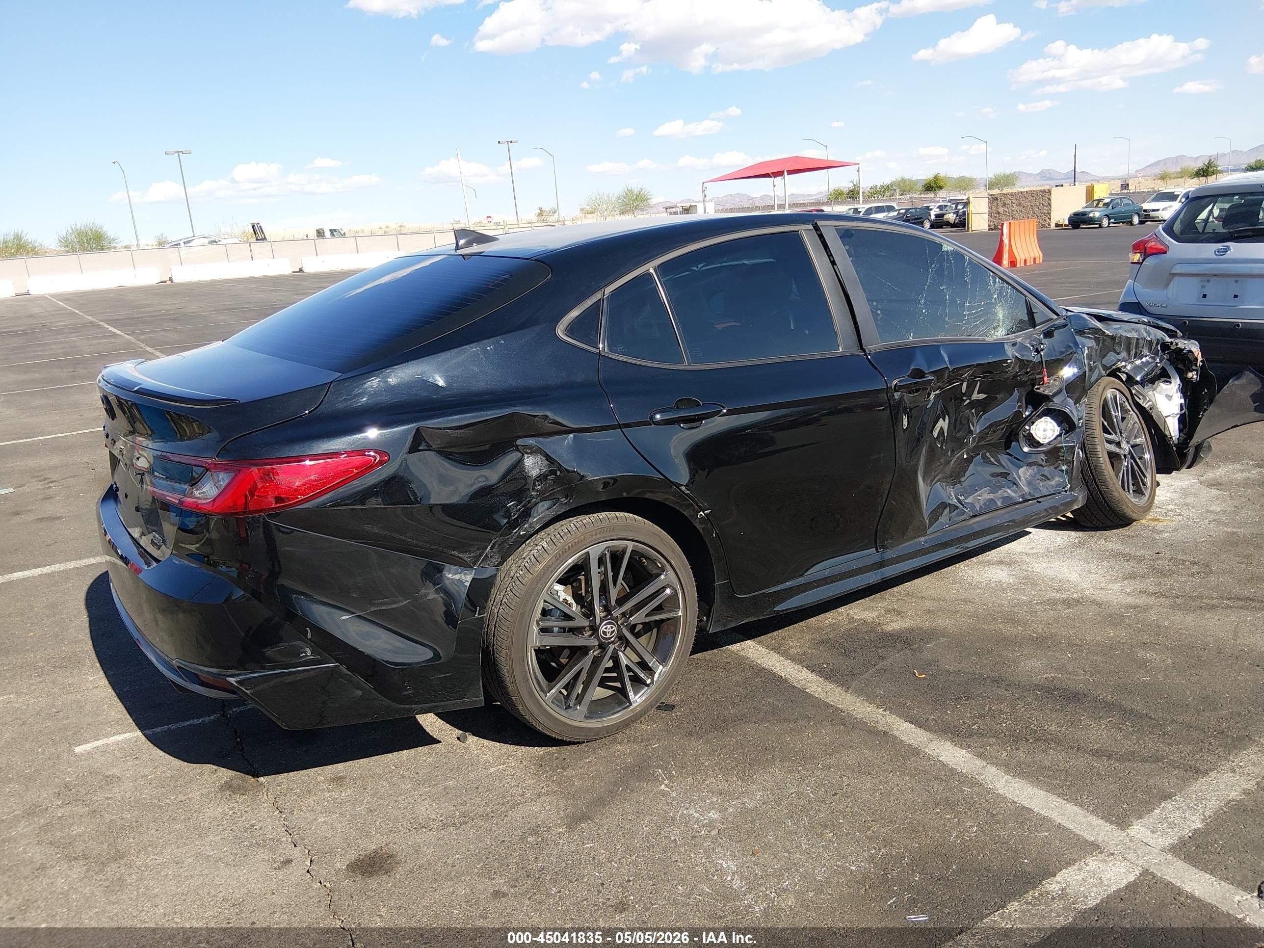 2026 Toyota Camry Xse Черный vin: 4T1DAACK2TU223893