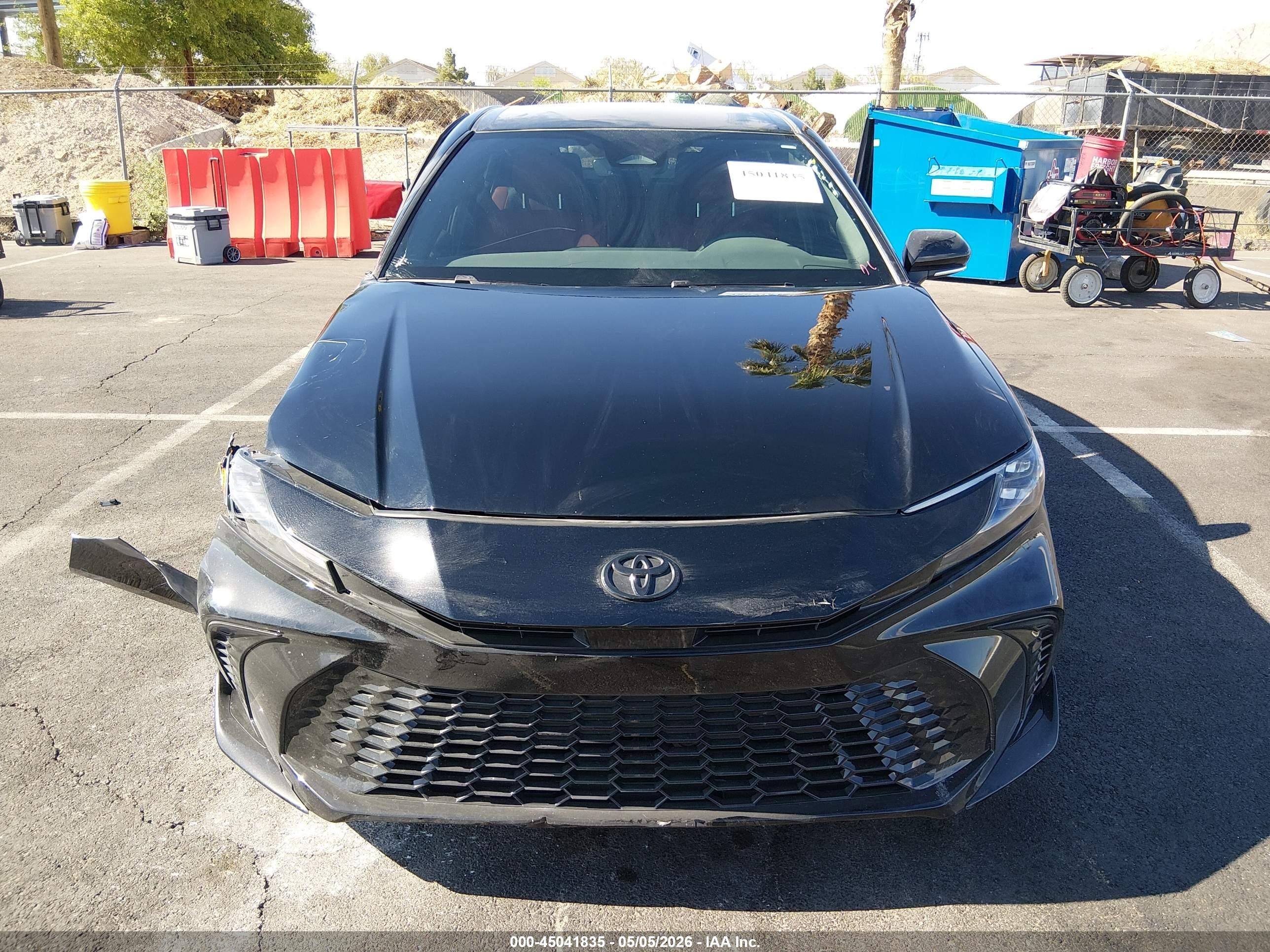 2026 Toyota Camry Xse Черный vin: 4T1DAACK2TU223893