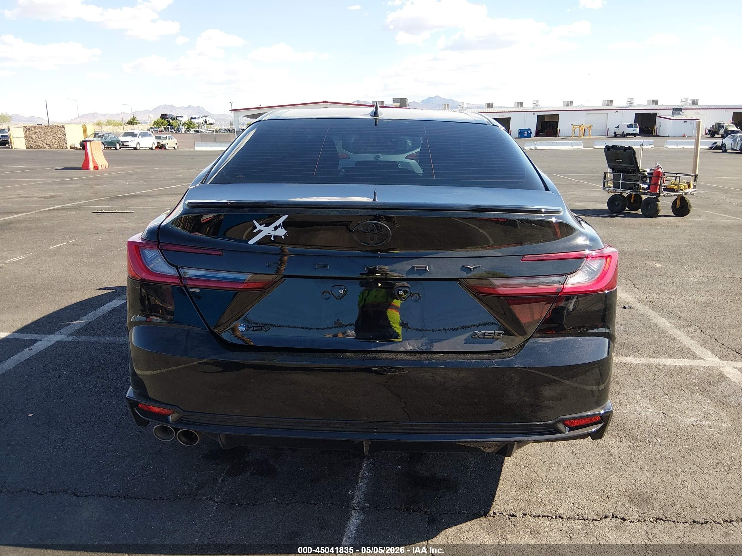 2026 Toyota Camry Xse Черный vin: 4T1DAACK2TU223893
