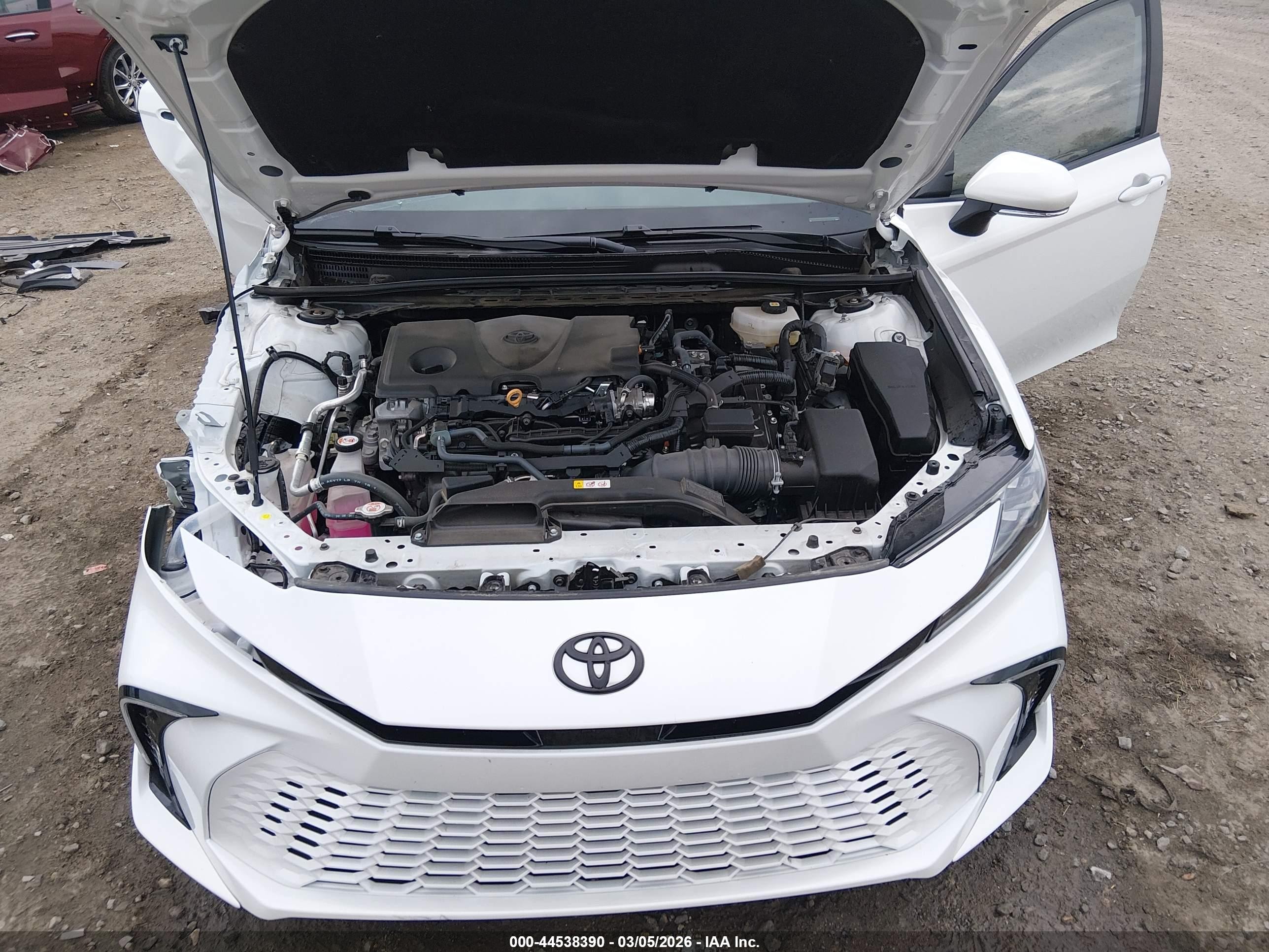 2025 Toyota Camry Xse White vin: 4T1DAACK3SU077146