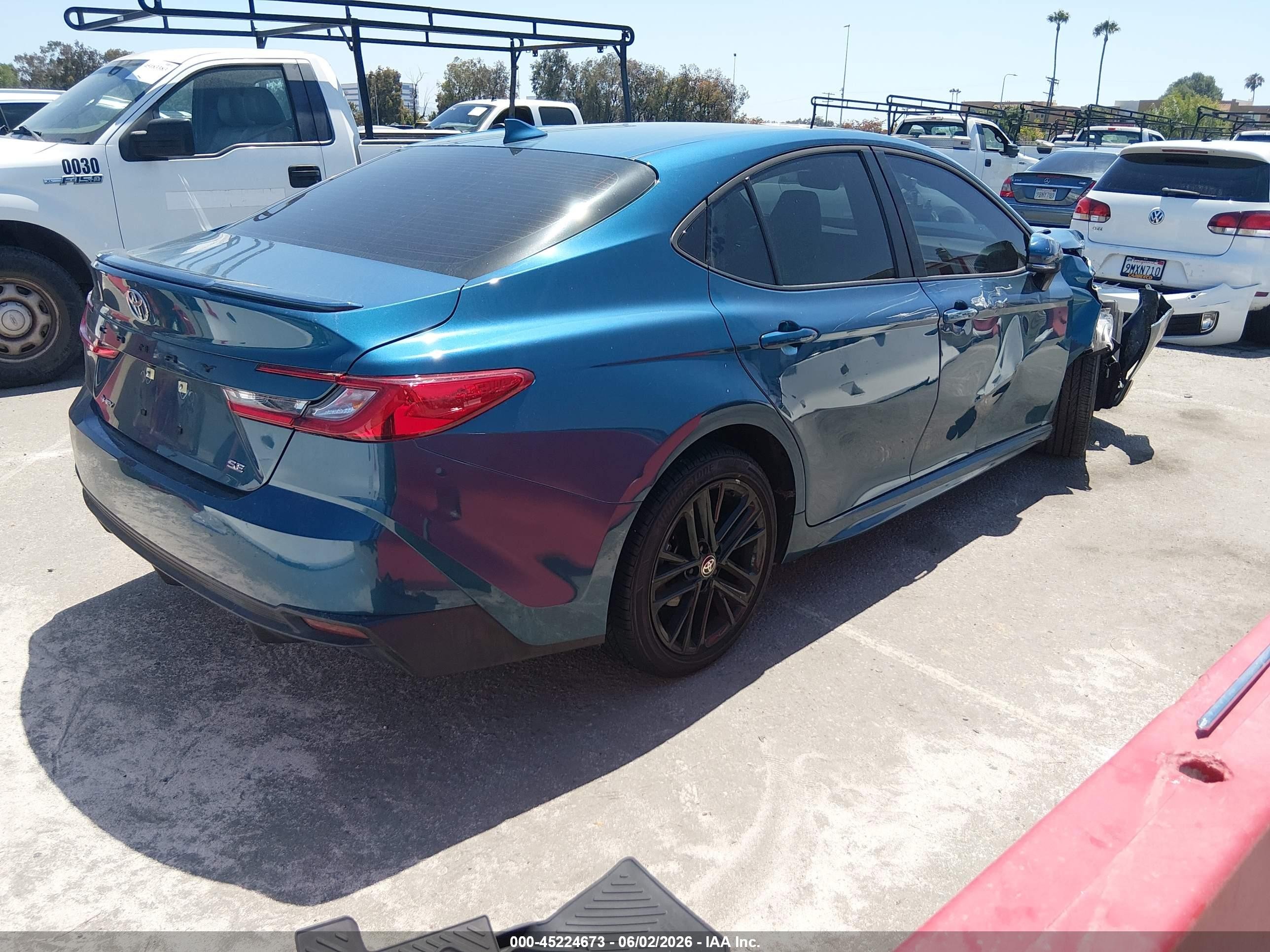 2025 Toyota Camry Se Синий vin: 4T1DAACK3SU514627