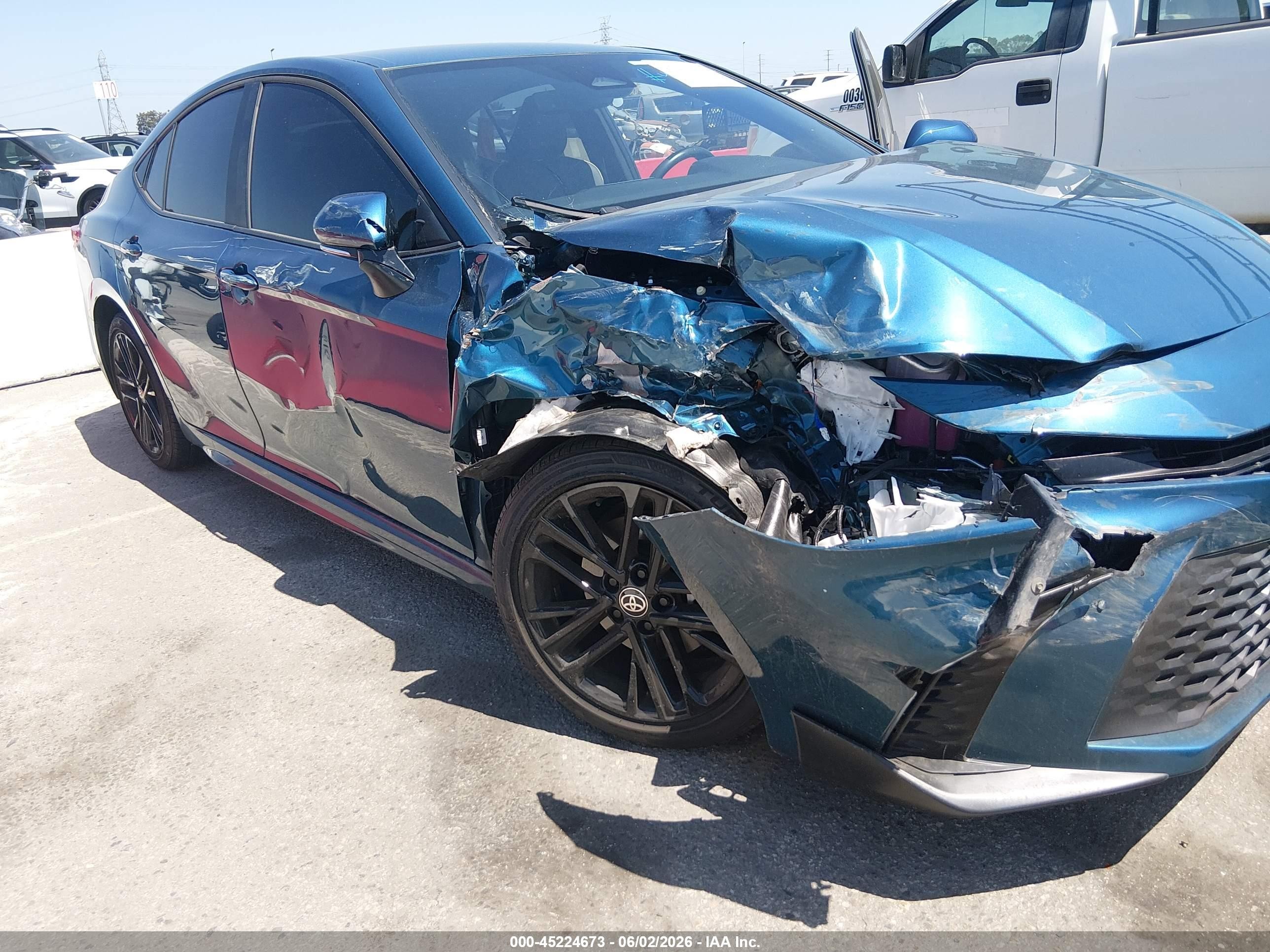 2025 Toyota Camry Se Синий vin: 4T1DAACK3SU514627