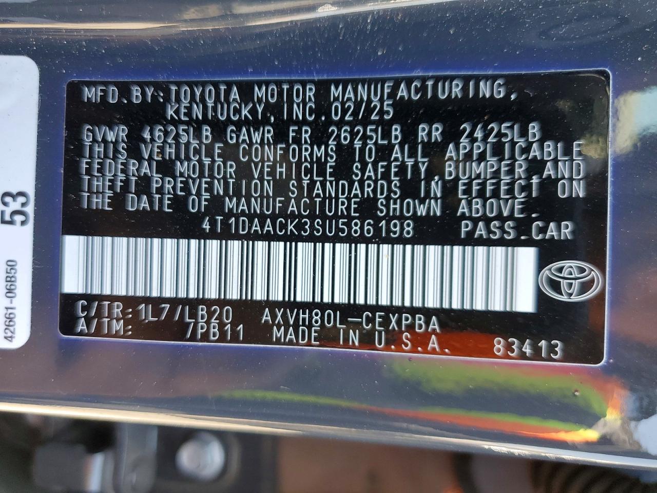 2025 Toyota Camry Xse Gray vin: 4T1DAACK3SU586198