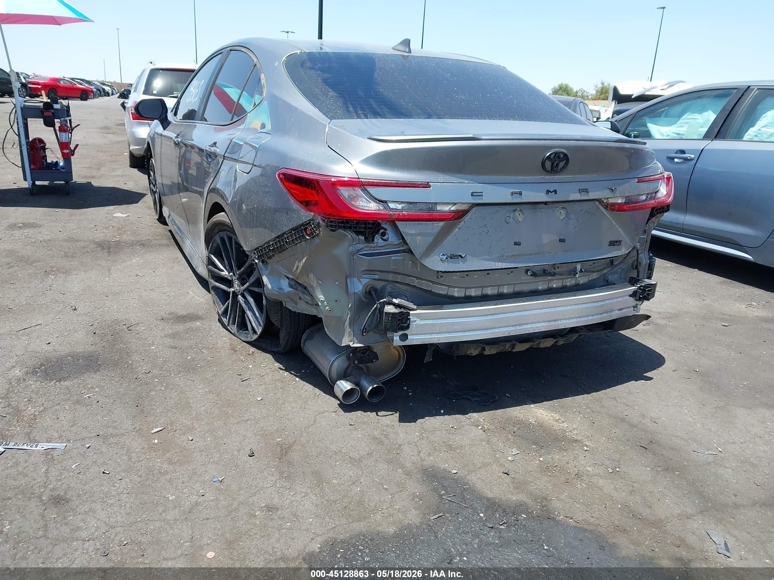 2025 Toyota Camry Se Gray vin: 4T1DAACK3SU595998