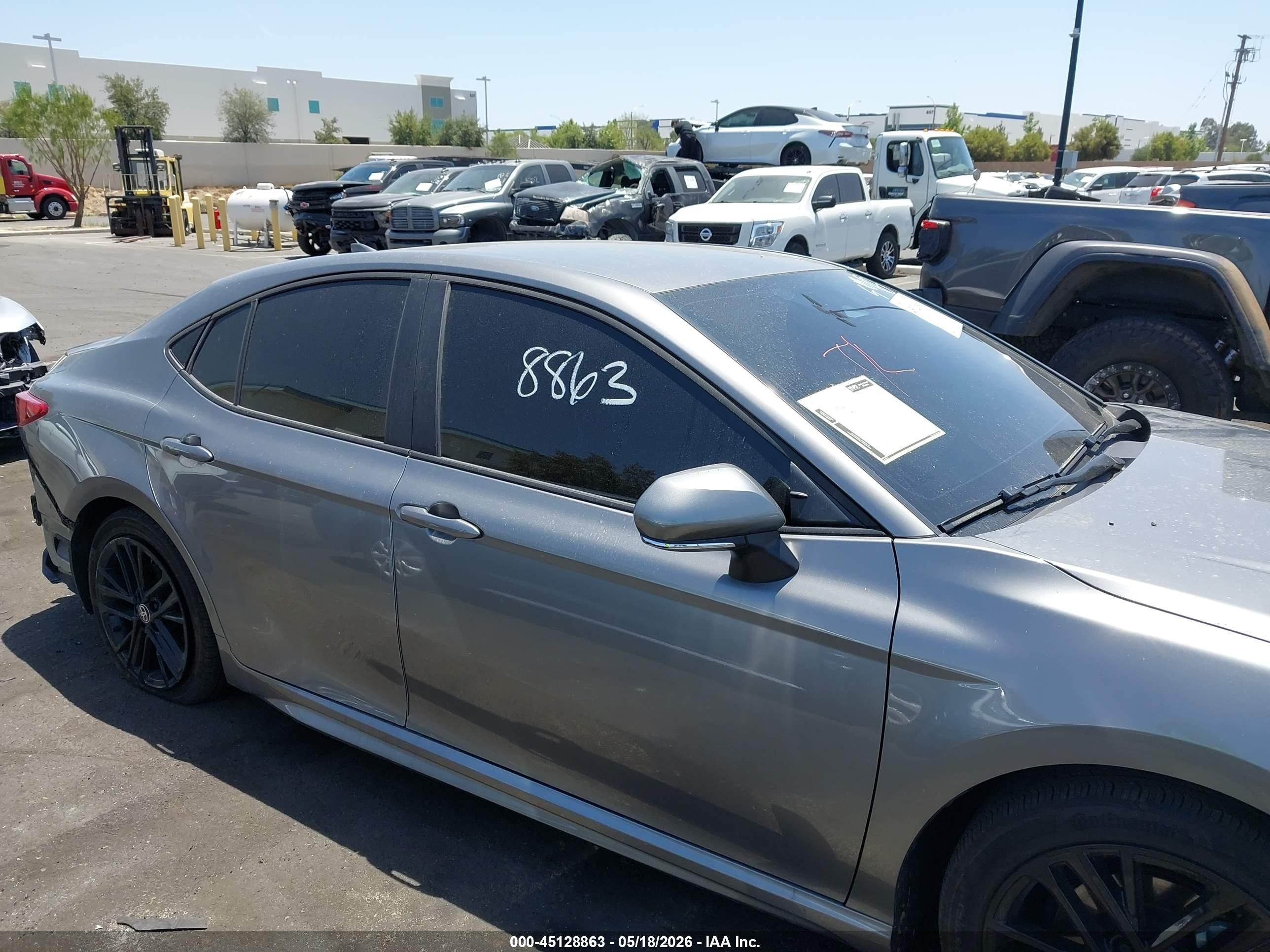 2025 Toyota Camry Se Gray vin: 4T1DAACK3SU595998