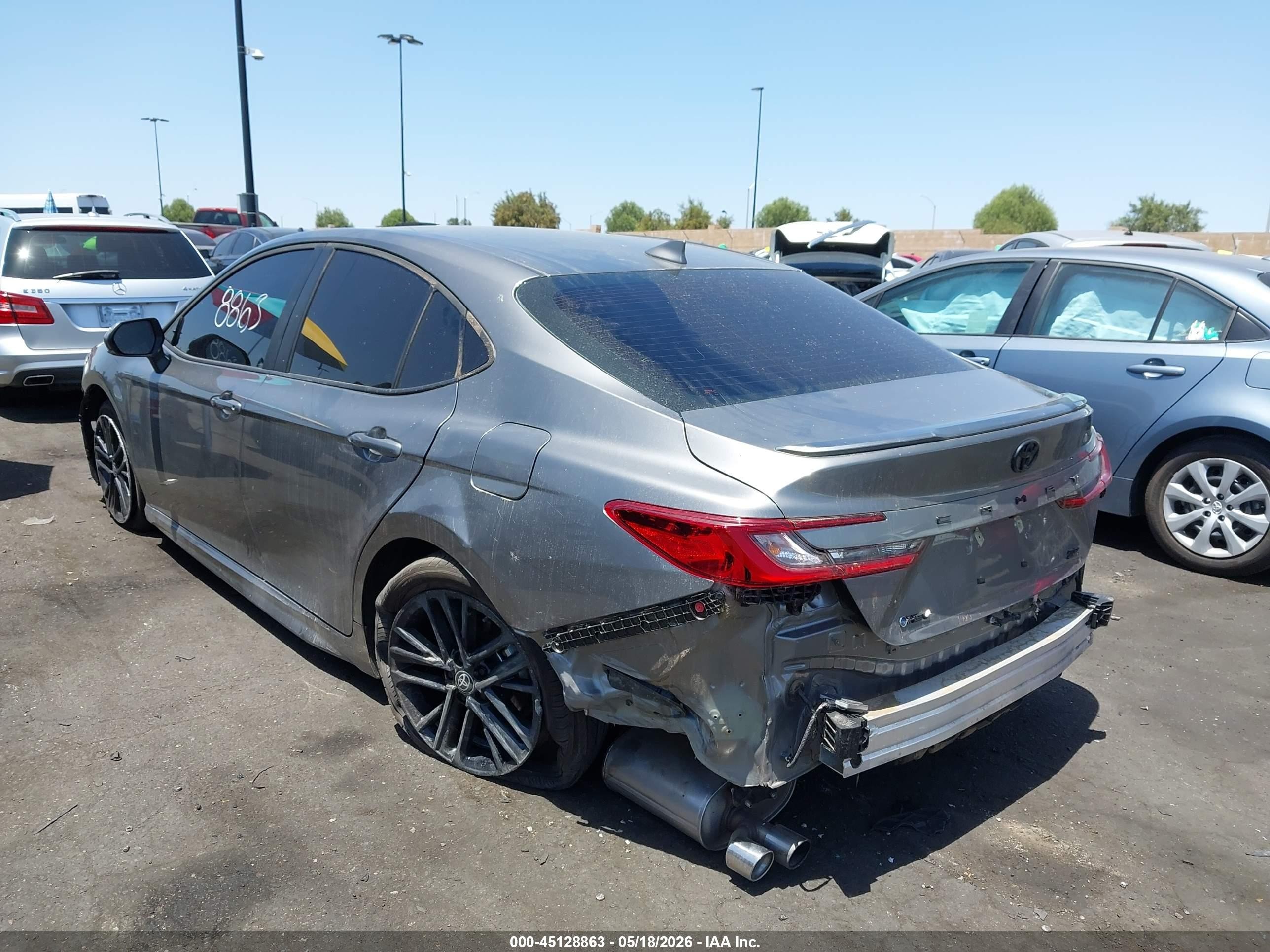 2025 Toyota Camry Se Gray vin: 4T1DAACK3SU595998