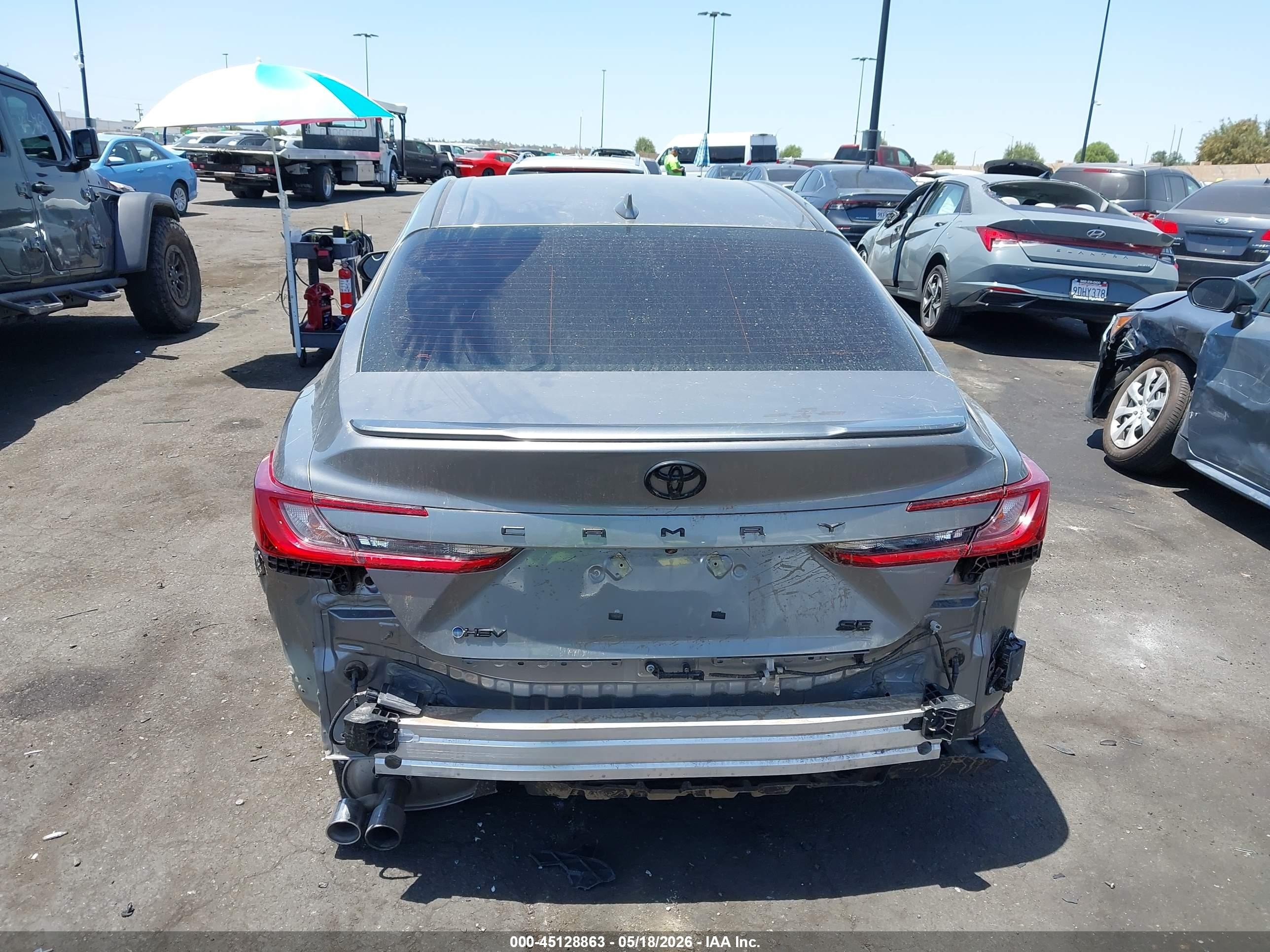 2025 Toyota Camry Se Gray vin: 4T1DAACK3SU595998