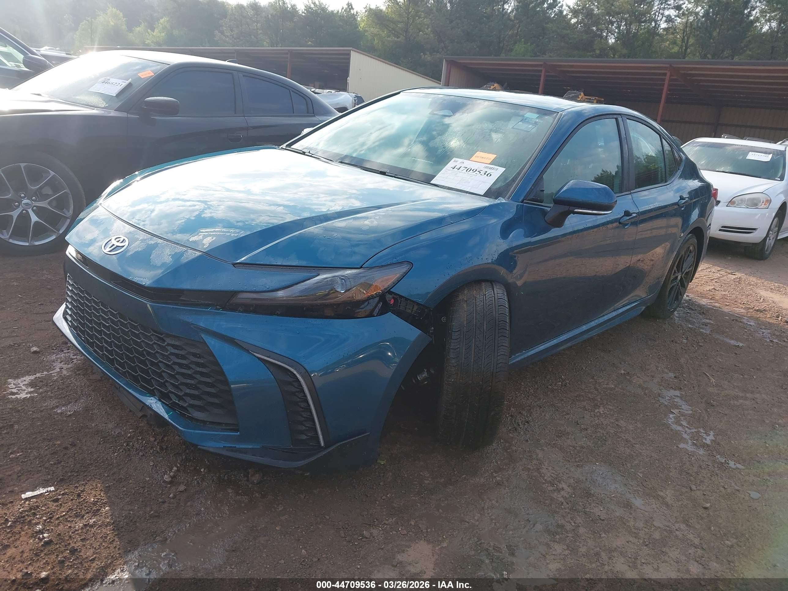 2026 Toyota Camry Se Blue vin: 4T1DAACK4TU692435
