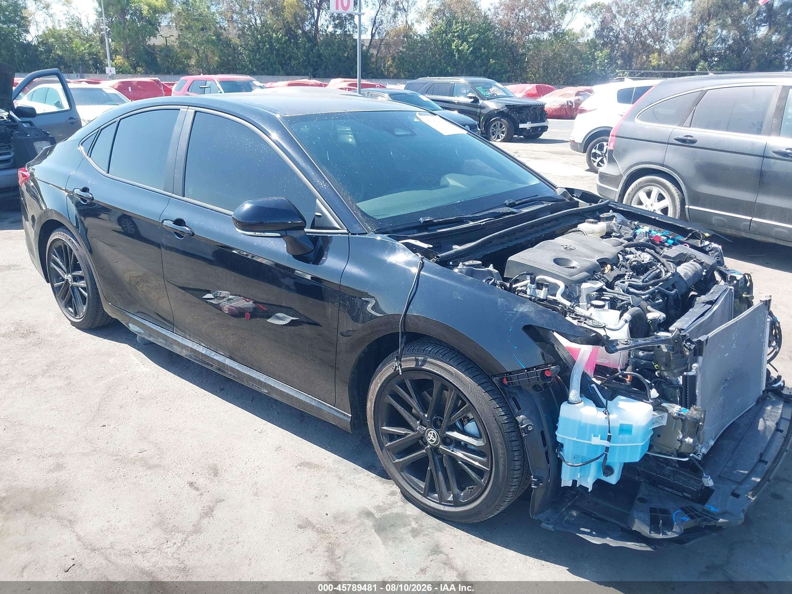 2025 Toyota Camry Se Black vin: 4T1DAACK5SU037246
