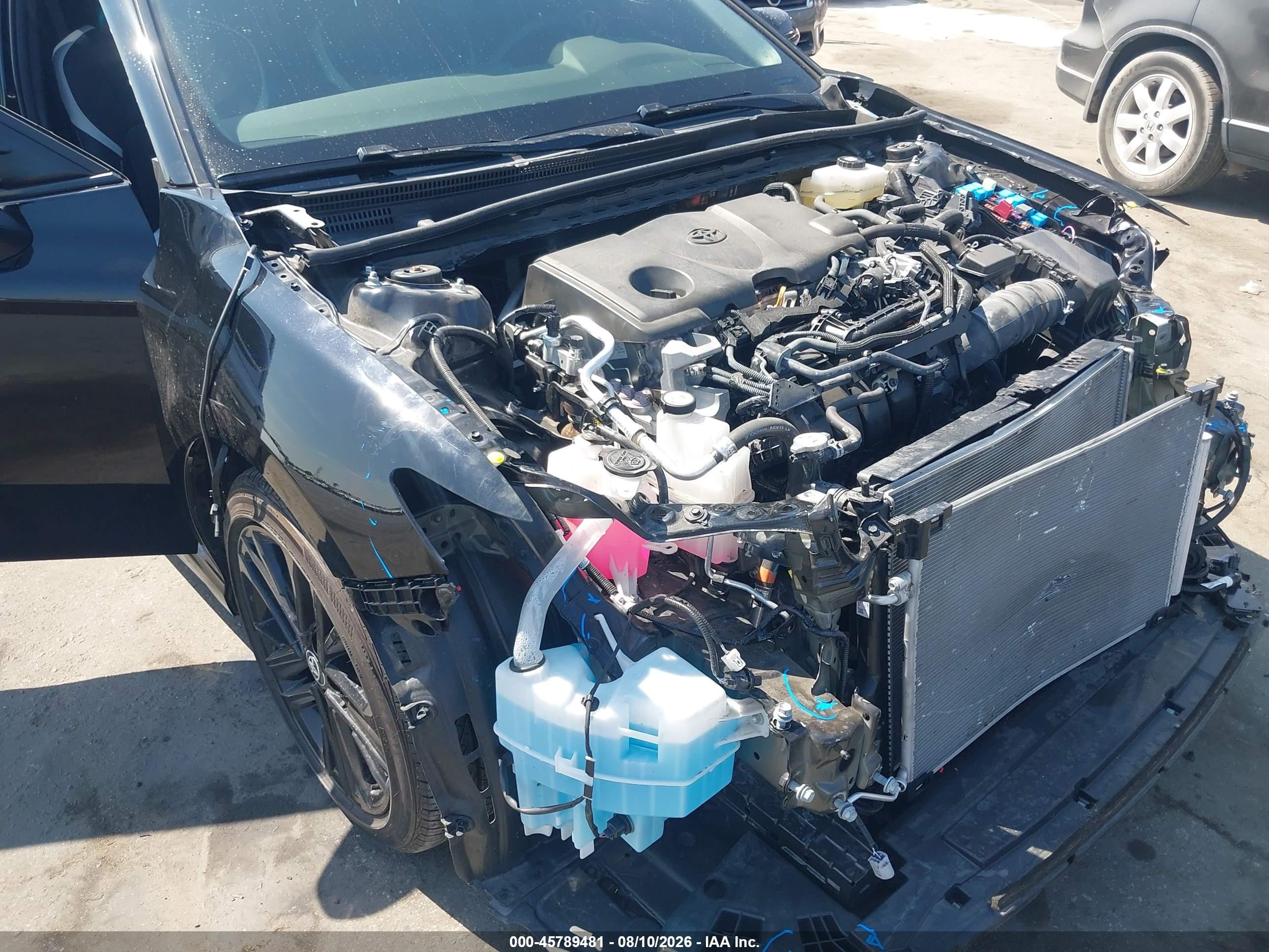 2025 Toyota Camry Se Black vin: 4T1DAACK5SU037246