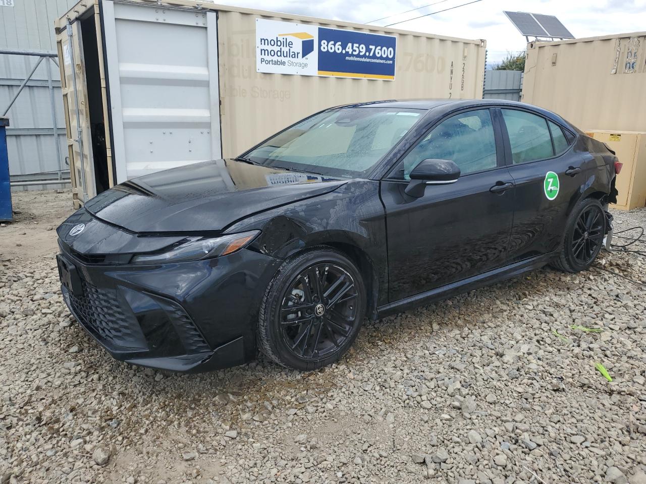 2025 Toyota Camry Se Черный vin: 4T1DAACK5SU150369 Damage: Front Bumper Molding, Broken, Replacement Required