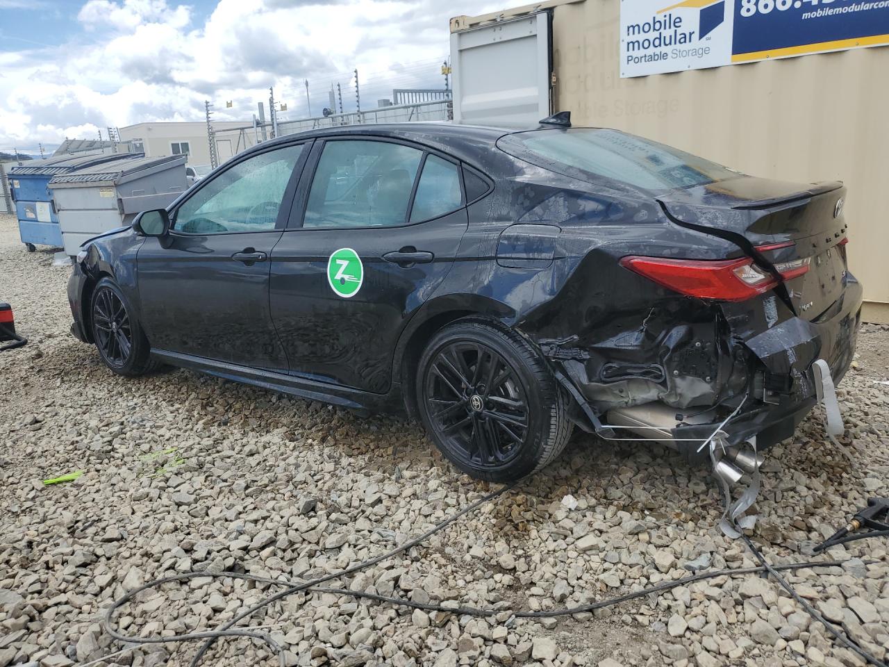 2025 Toyota Camry Se Черный vin: 4T1DAACK5SU150369 Damage: Left Qtr Panel, Severe Damage, Replacement Required