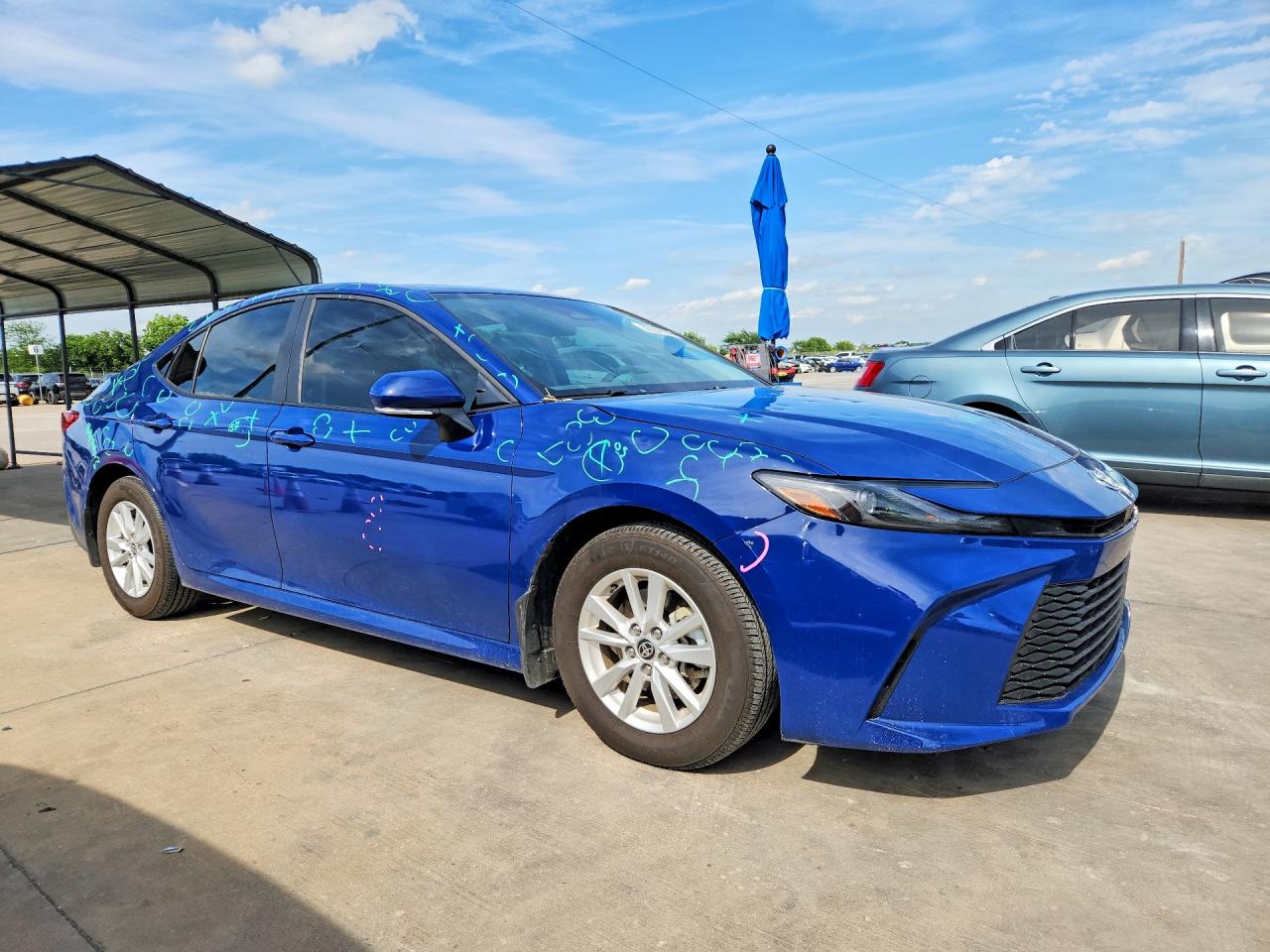2025 Toyota Camry Le Синий vin: 4T1DAACK5SU178866