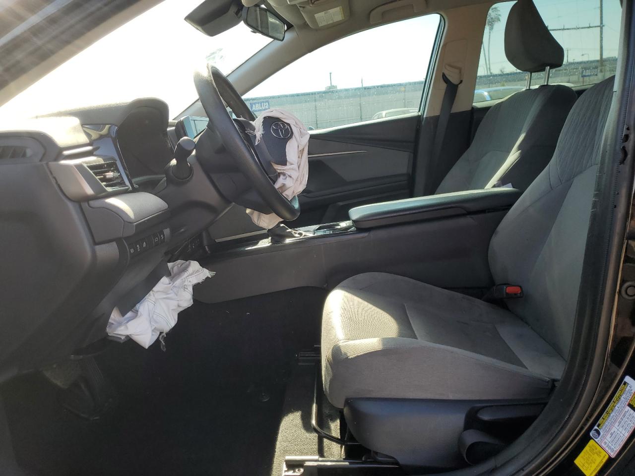 2025 Toyota Camry Le Black vin: 4T1DAACK5SU612008 Damage: Airbag - Front Left, Deployed, Replacement Required