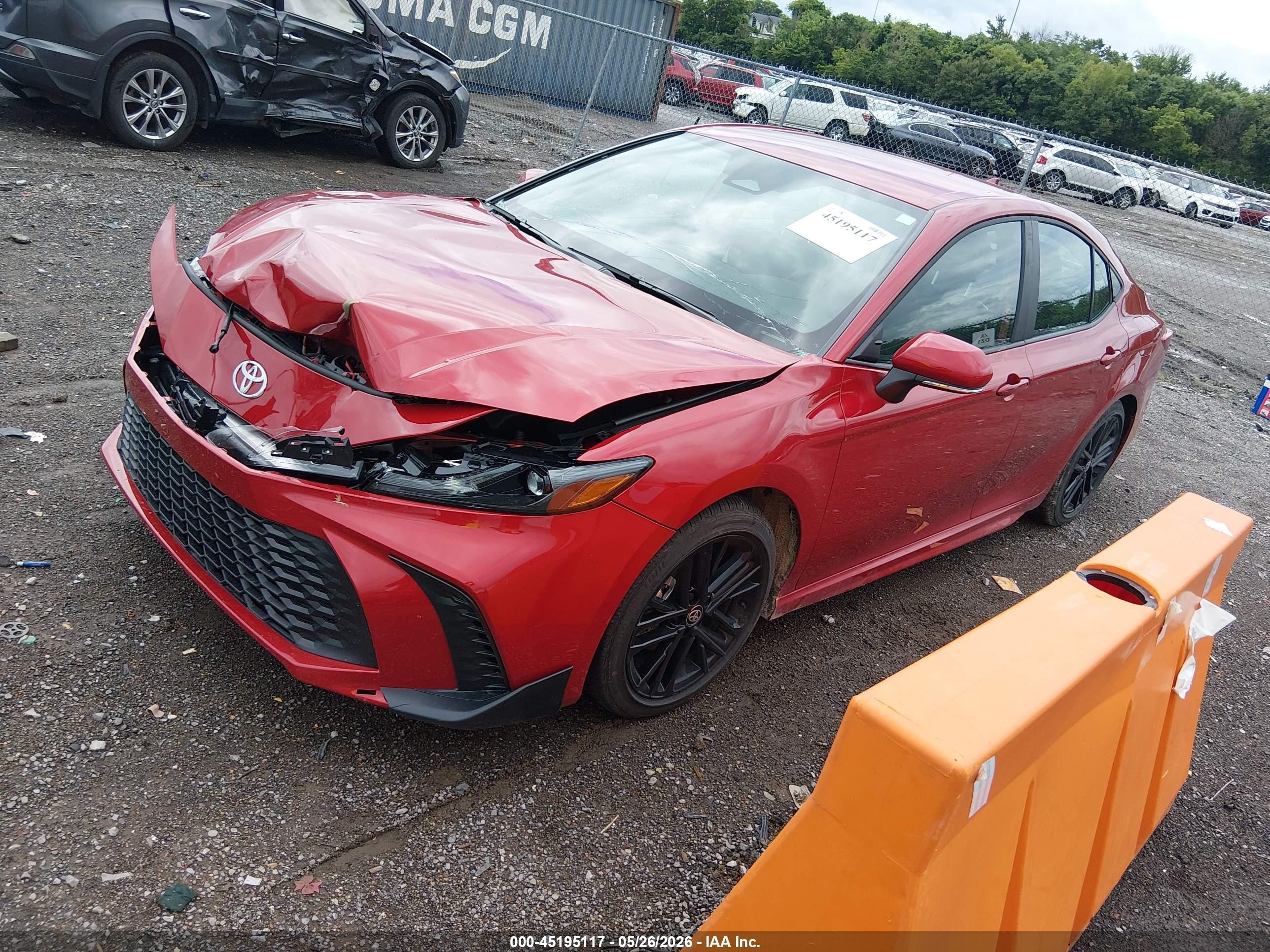 2026 Toyota Camry Se Red vin: 4T1DAACK5TU295932