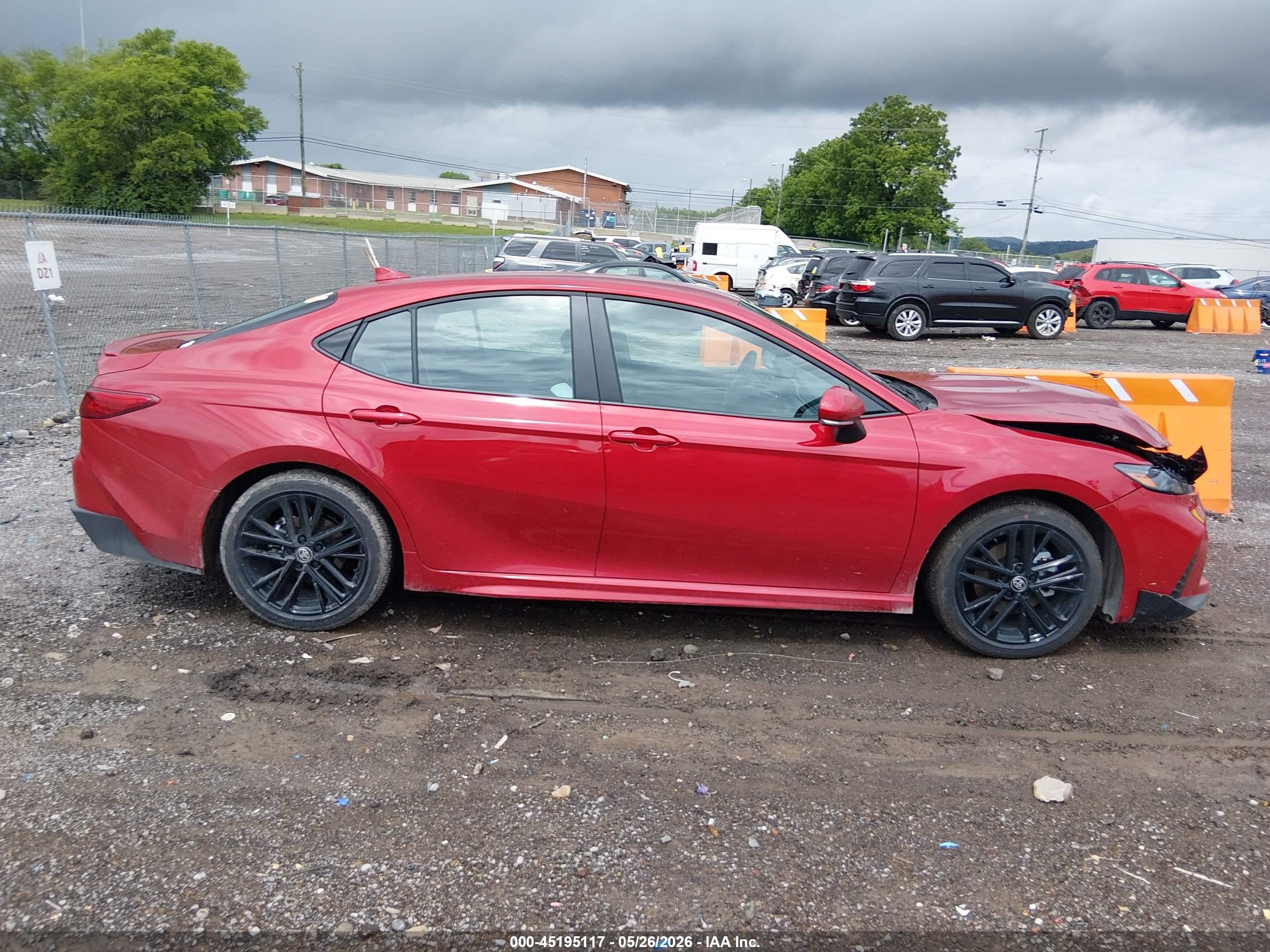 2026 Toyota Camry Se Red vin: 4T1DAACK5TU295932