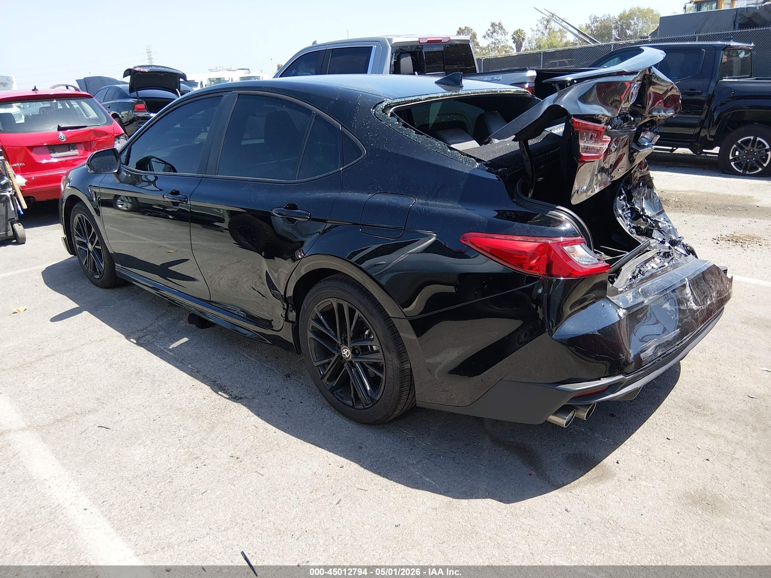 2026 Toyota Camry Se Черный vin: 4T1DAACK5TU689298