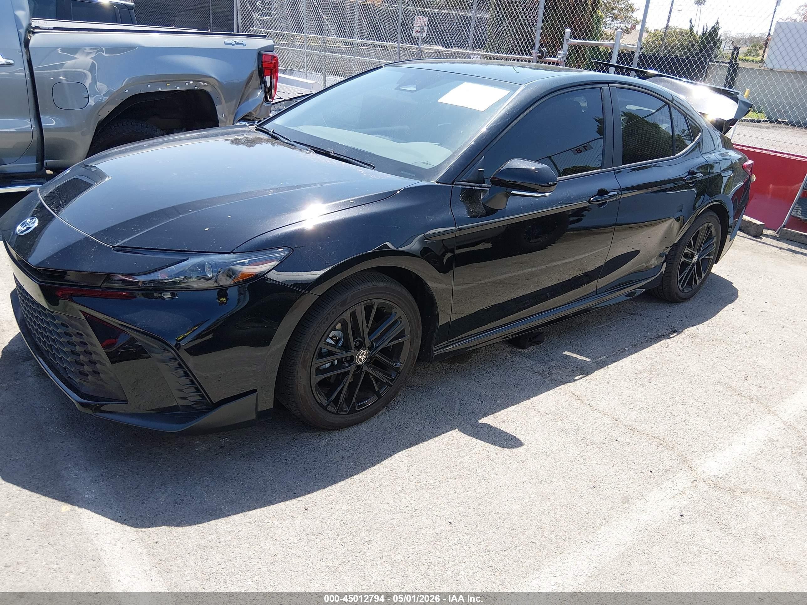 2026 Toyota Camry Se Черный vin: 4T1DAACK5TU689298
