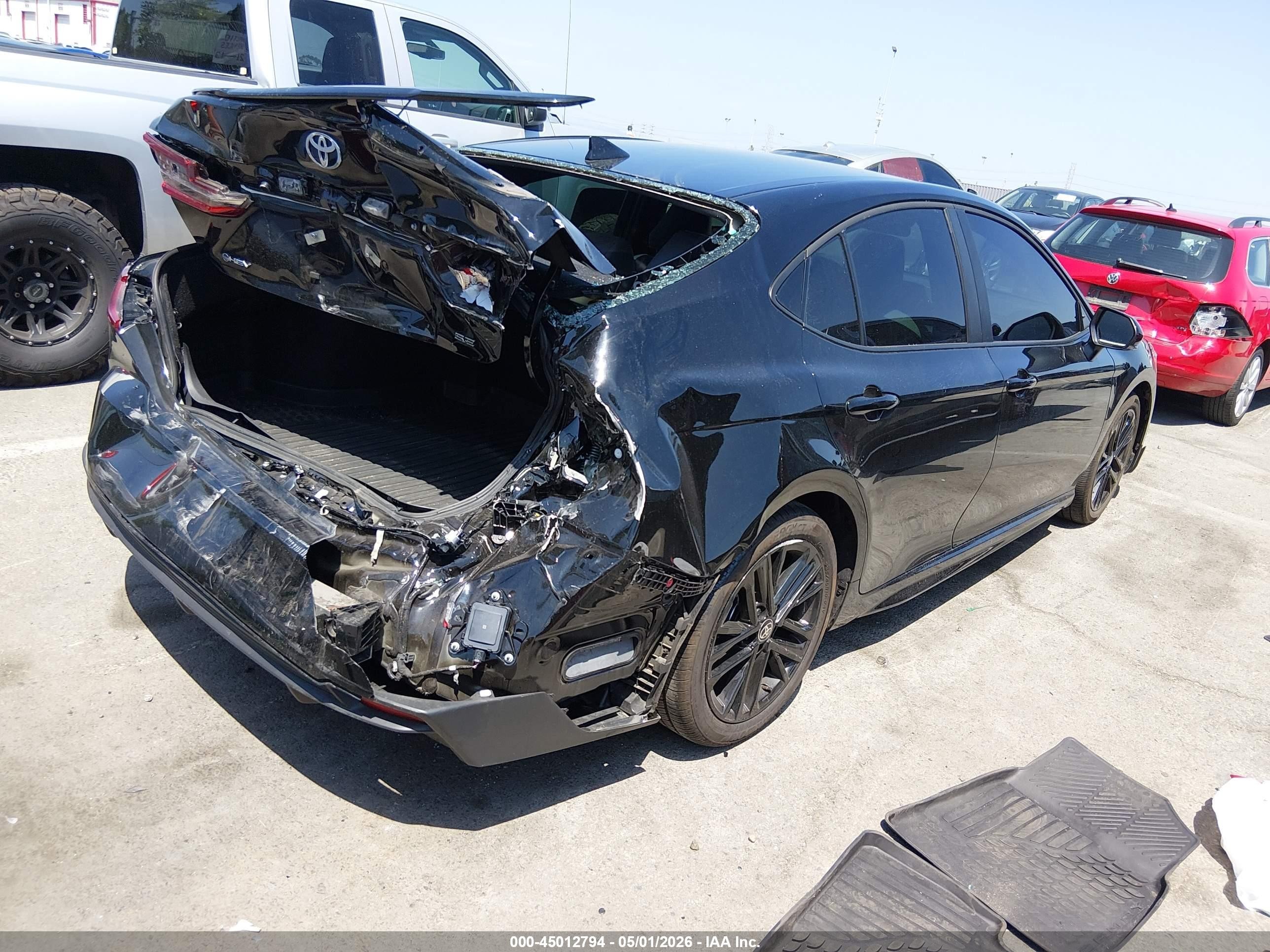2026 Toyota Camry Se Черный vin: 4T1DAACK5TU689298