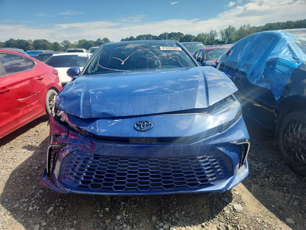 2025 Toyota Camry Xse Blue vin: 4T1DAACK6SU034565