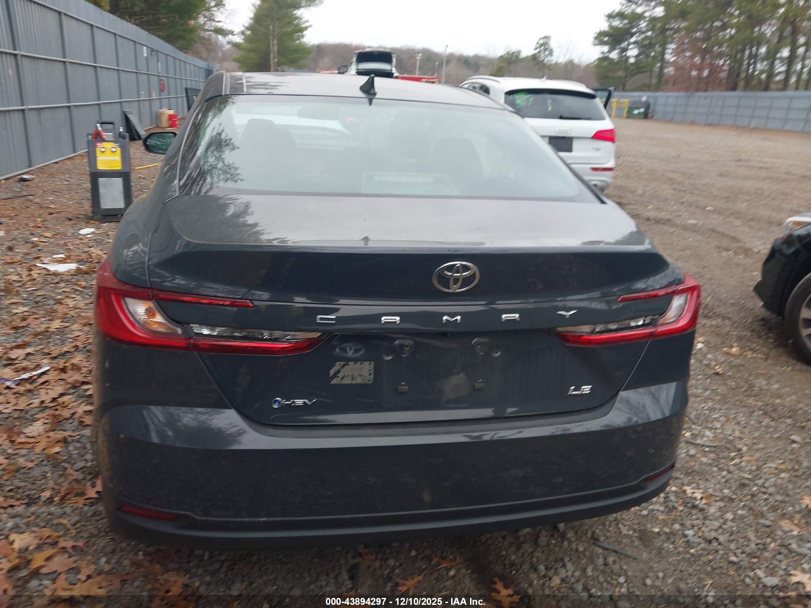 2025 Toyota Camry Le Gray vin: 4T1DAACK6SU108986