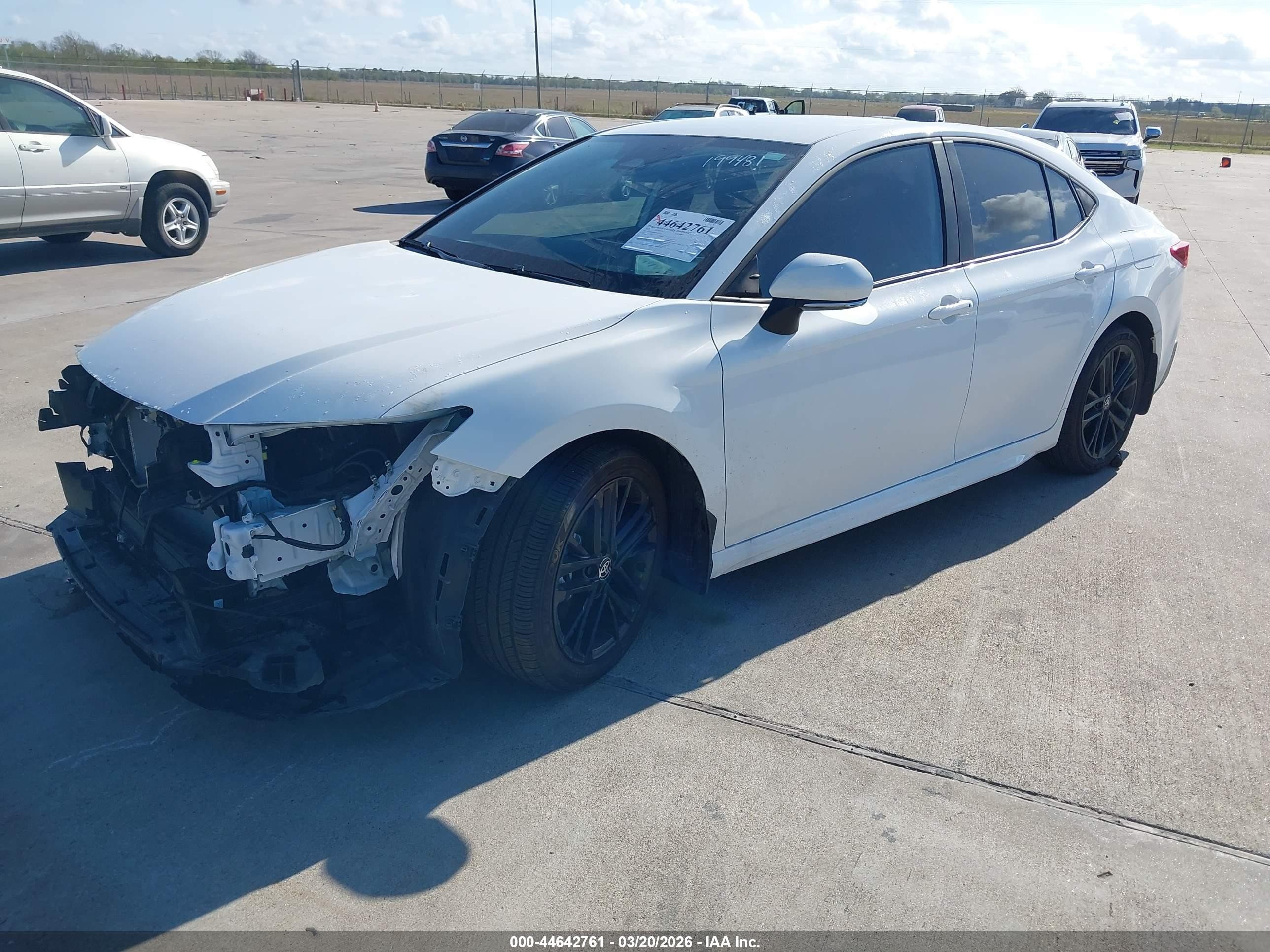 2025 Toyota Camry Se White vin: 4T1DAACK6SU143737