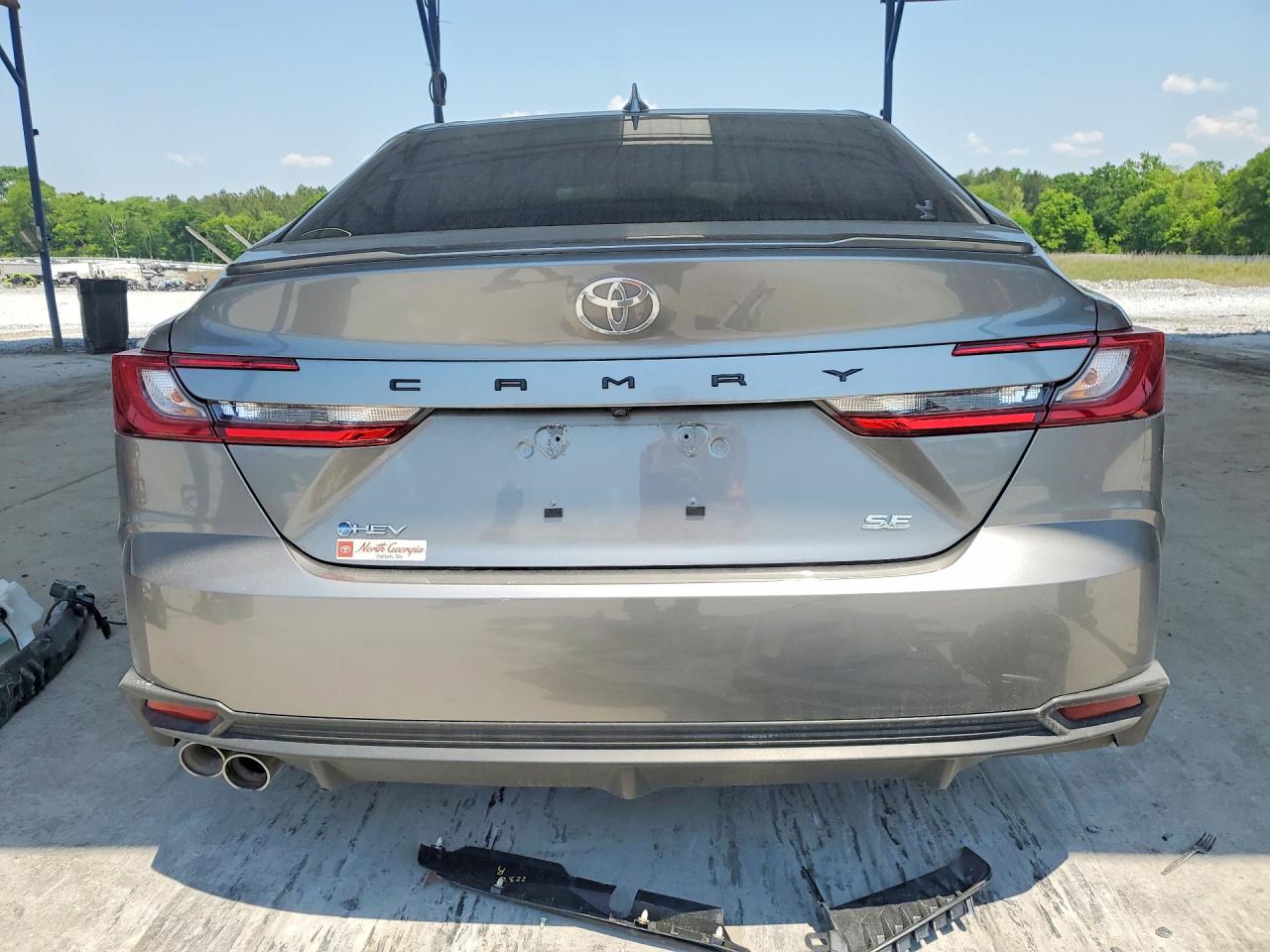 2025 Toyota Camry Se Gray vin: 4T1DAACK6SU614186