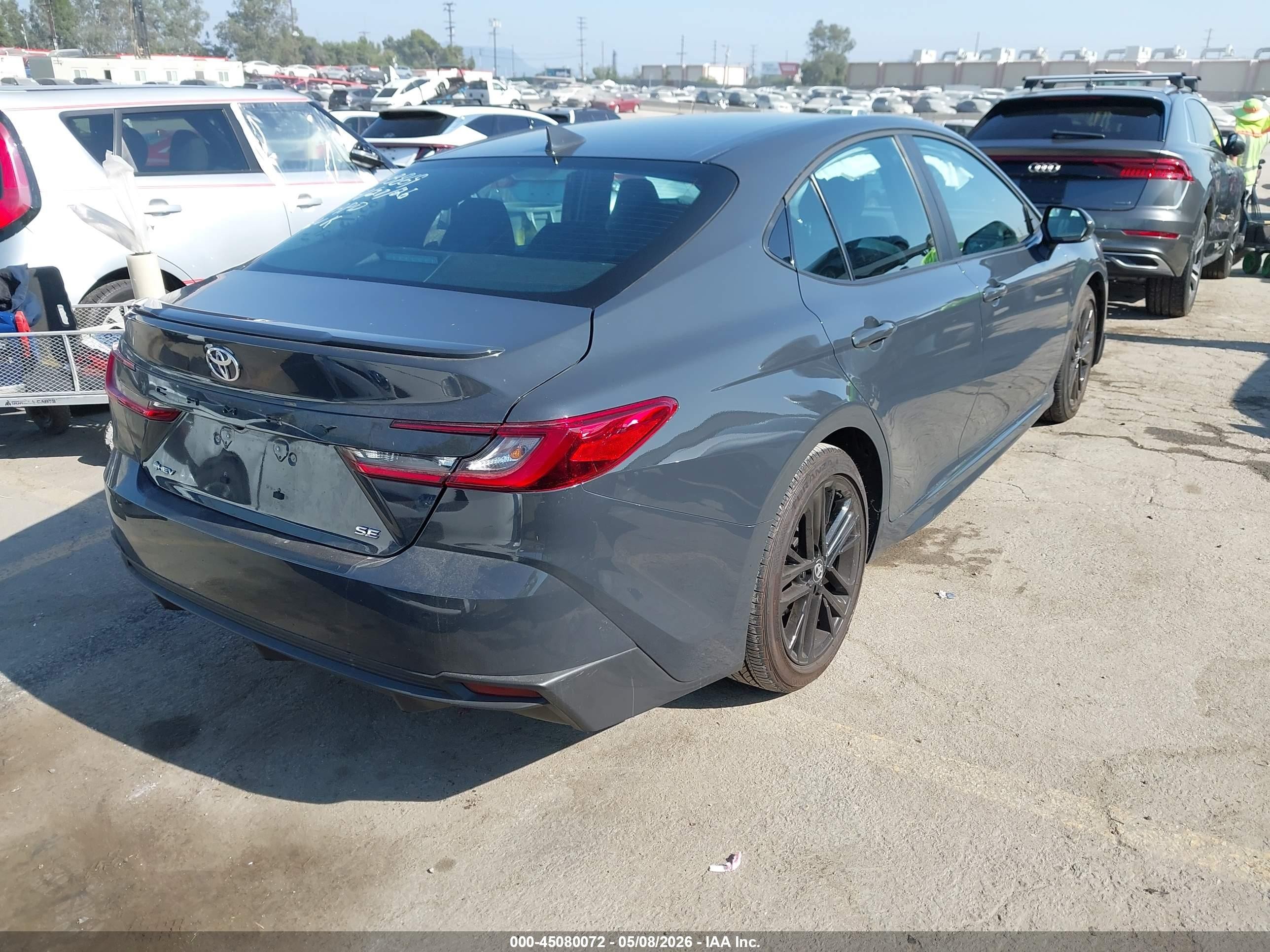 2026 Toyota Camry Se Серый vin: 4T1DAACK6TU224707